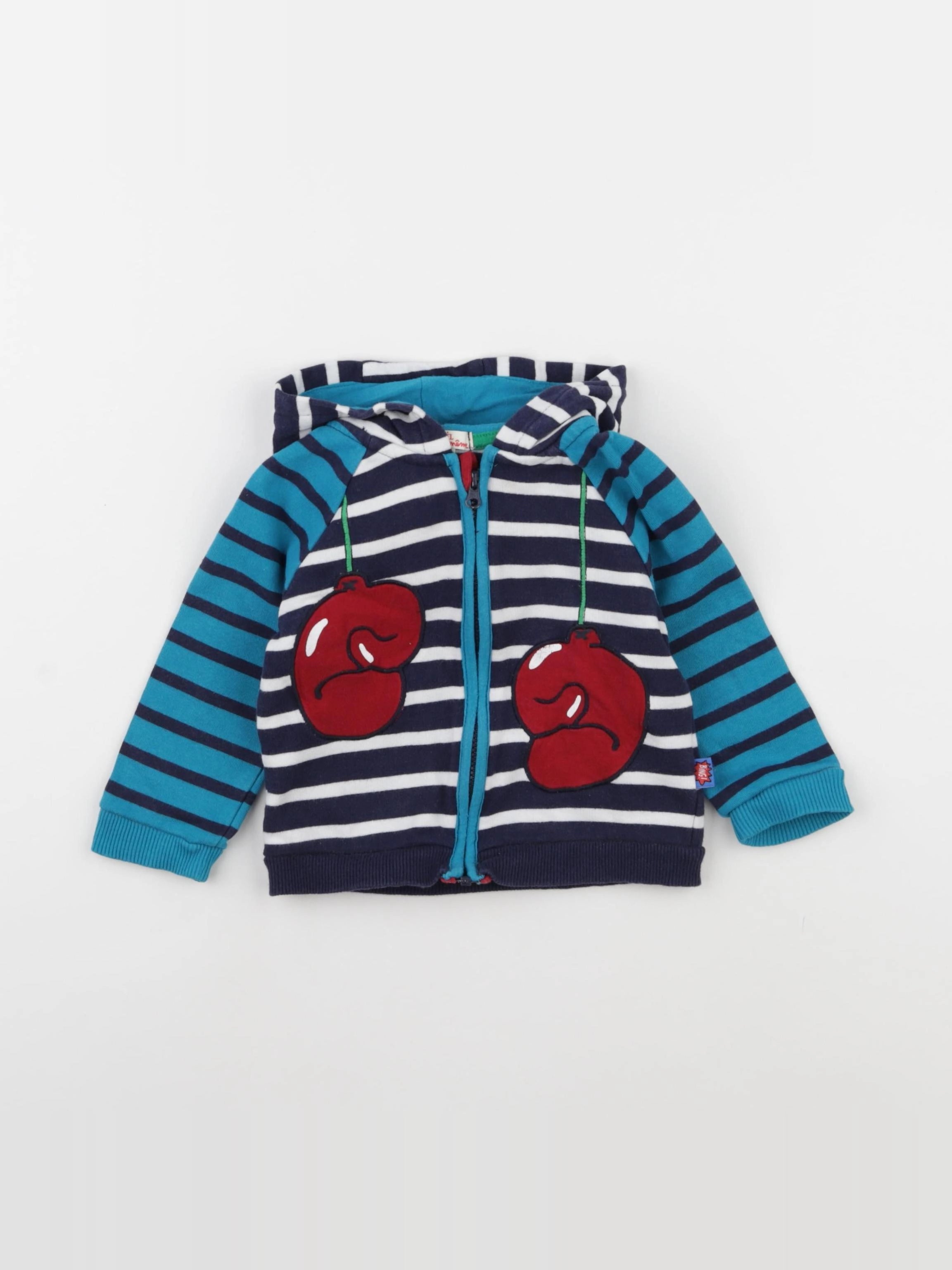 DPAM - sweat multicolore - 12 mois