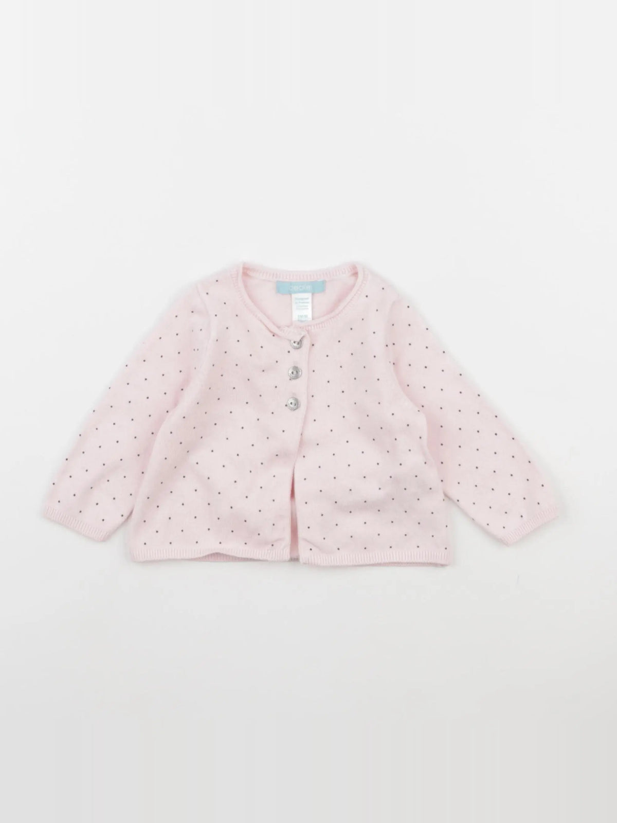 Obaïbi - gilet rose - 3 mois