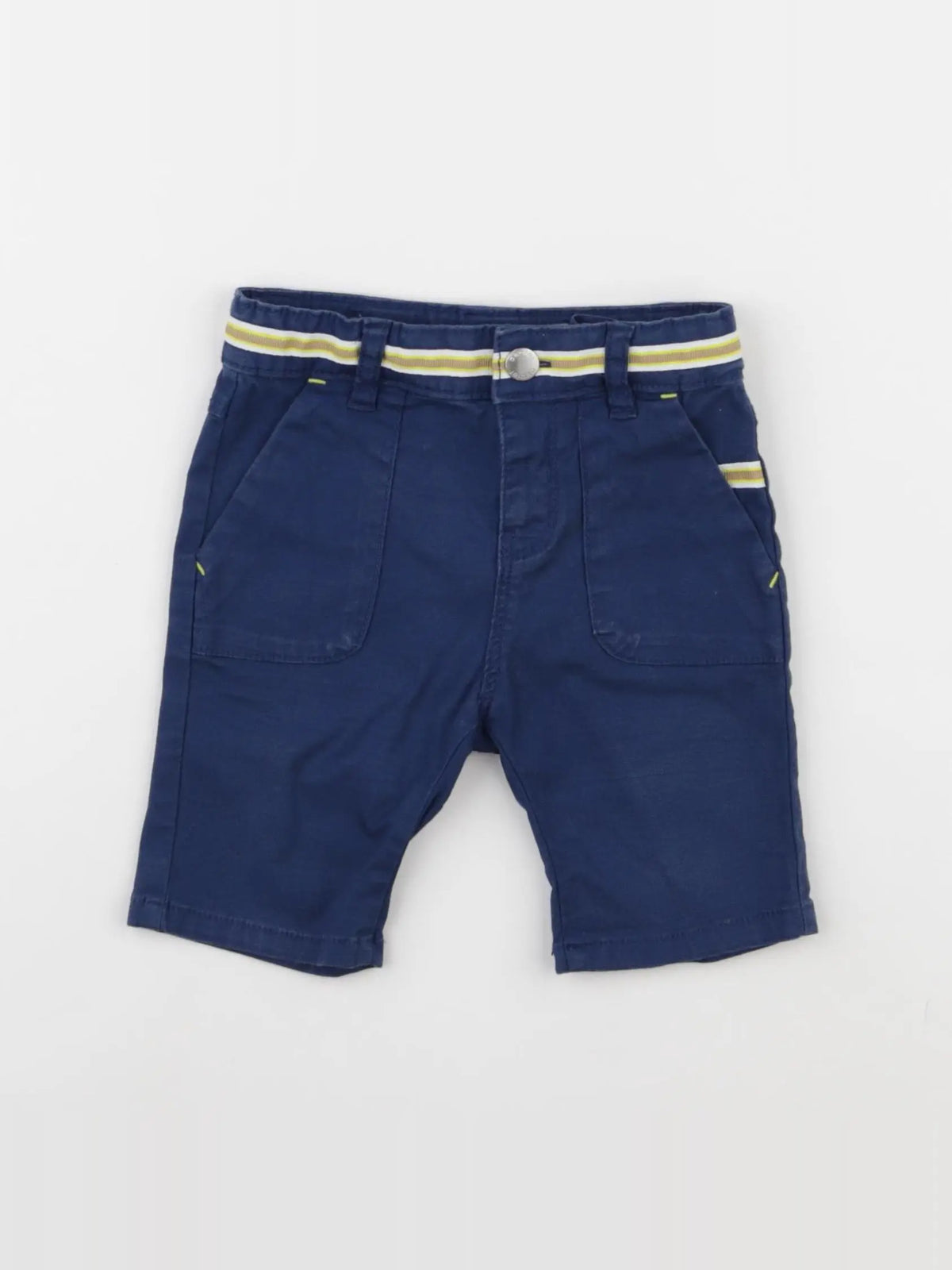Obaïbi - short bleu - 12 mois