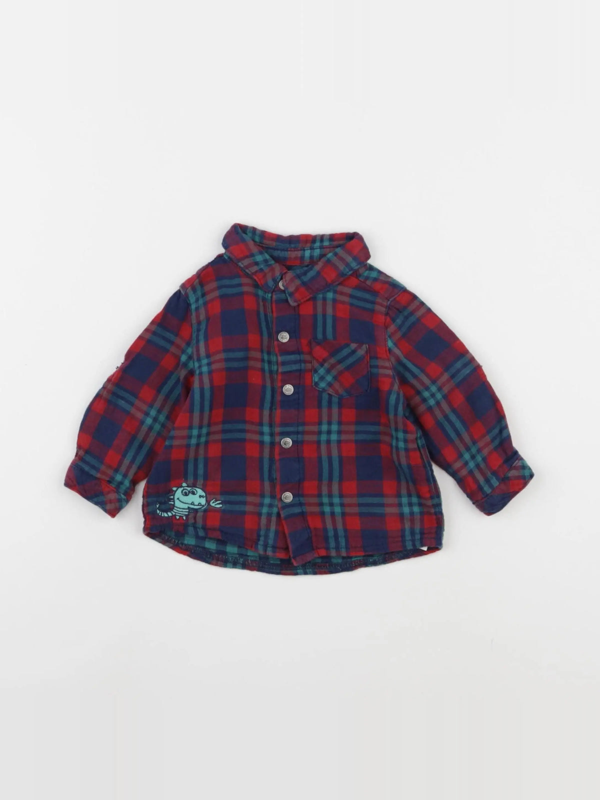 DPAM - chemise multicolore - 6 mois