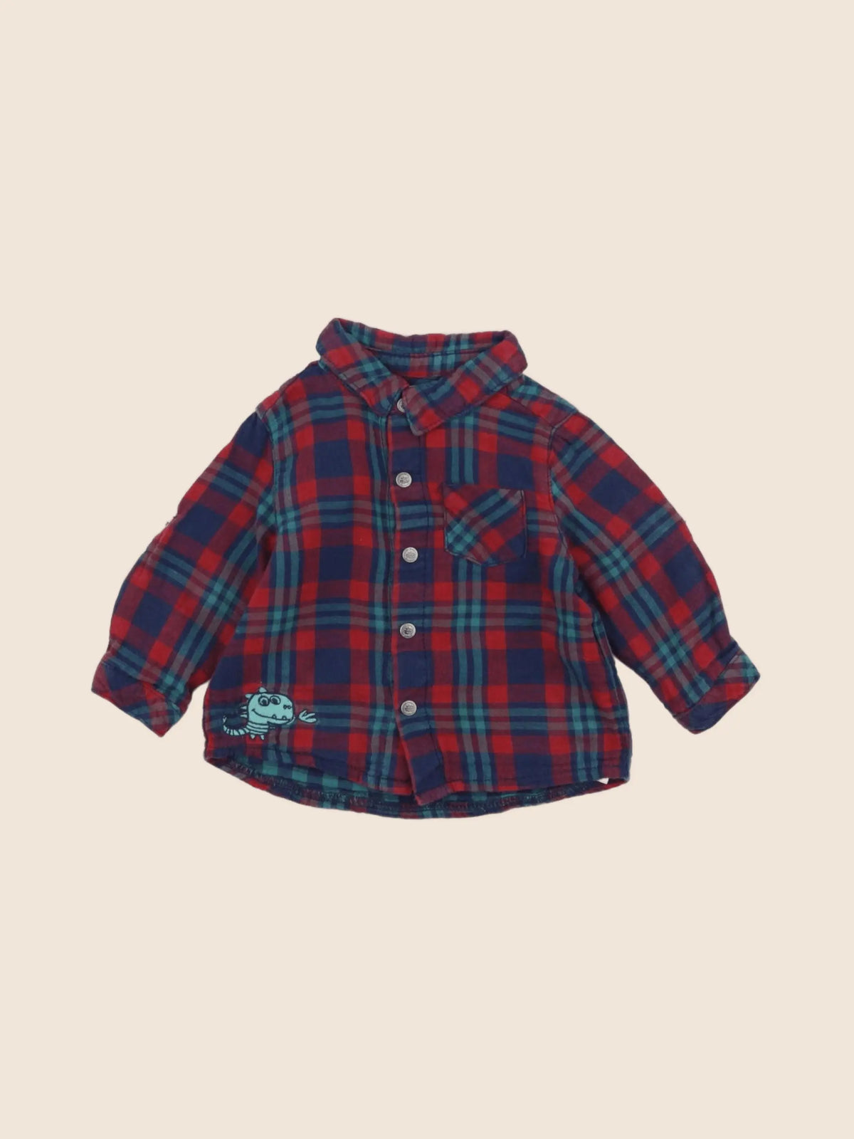 DPAM - chemise multicolore - 6 mois