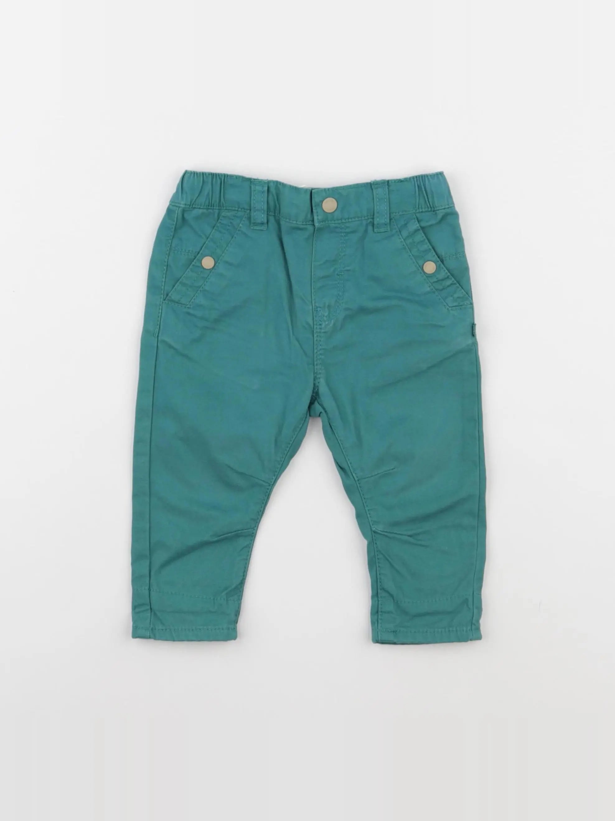 Obaïbi - pantalon vert - 6 mois