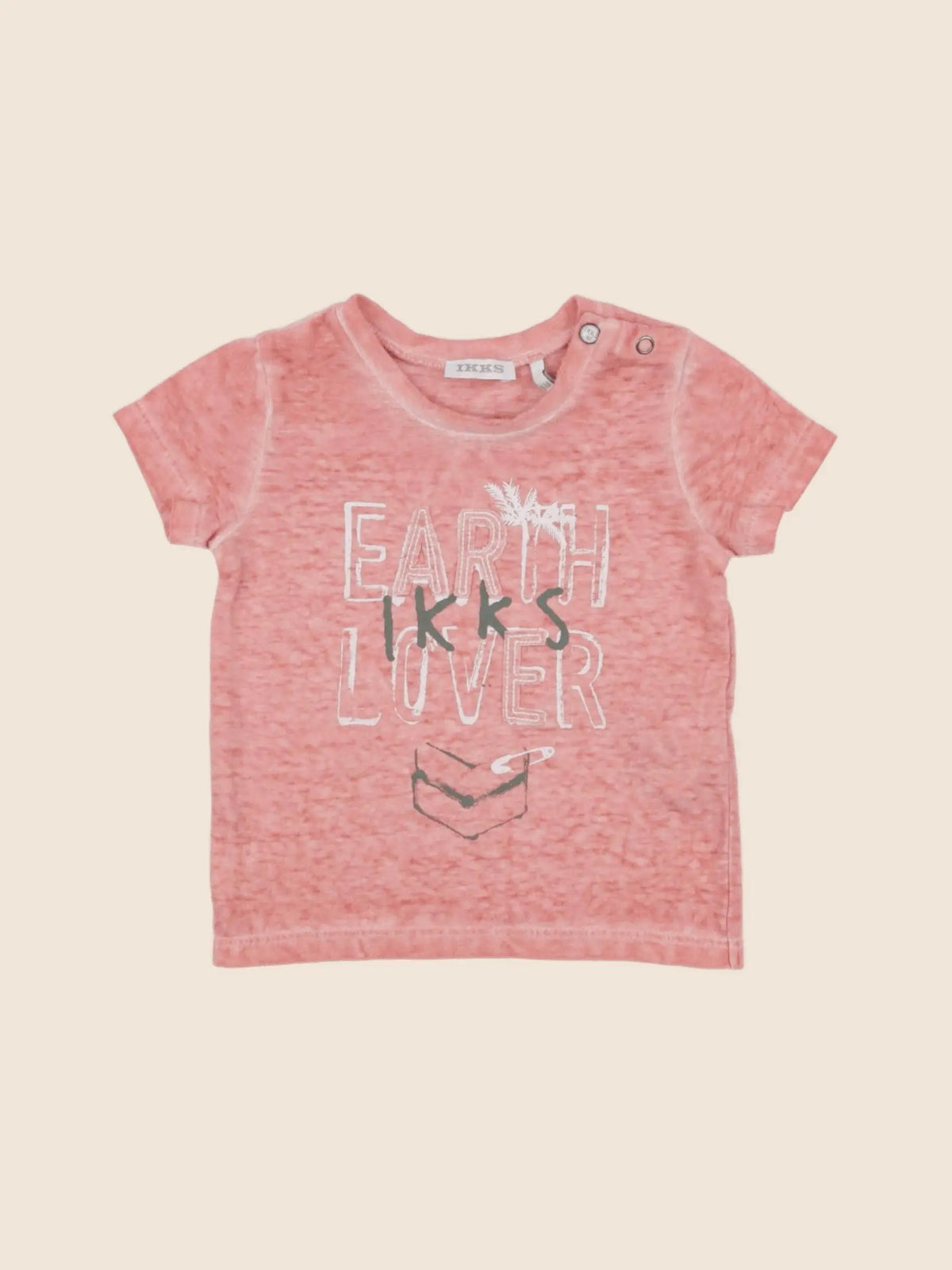 IKKS - tee-shirt rose - 6 mois