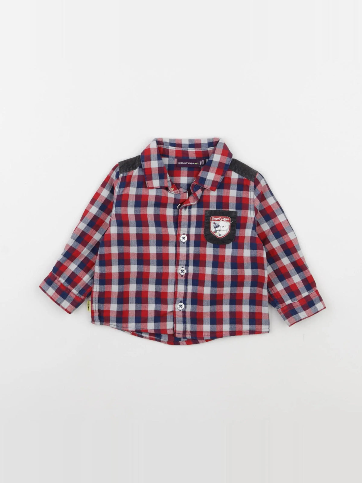 Sergent Major - chemise multicolore - 6 mois