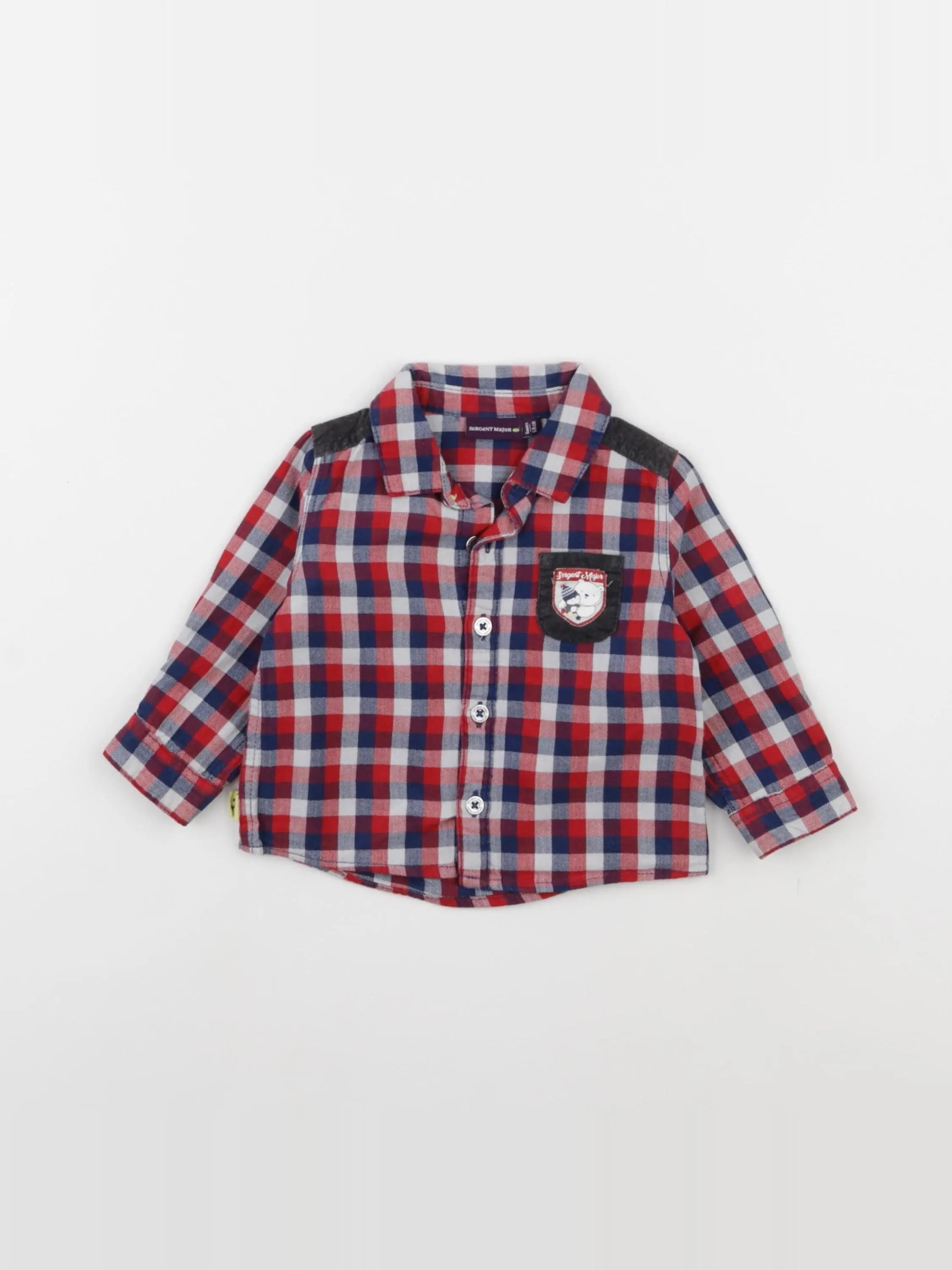 Sergent Major - chemise multicolore - 6 mois