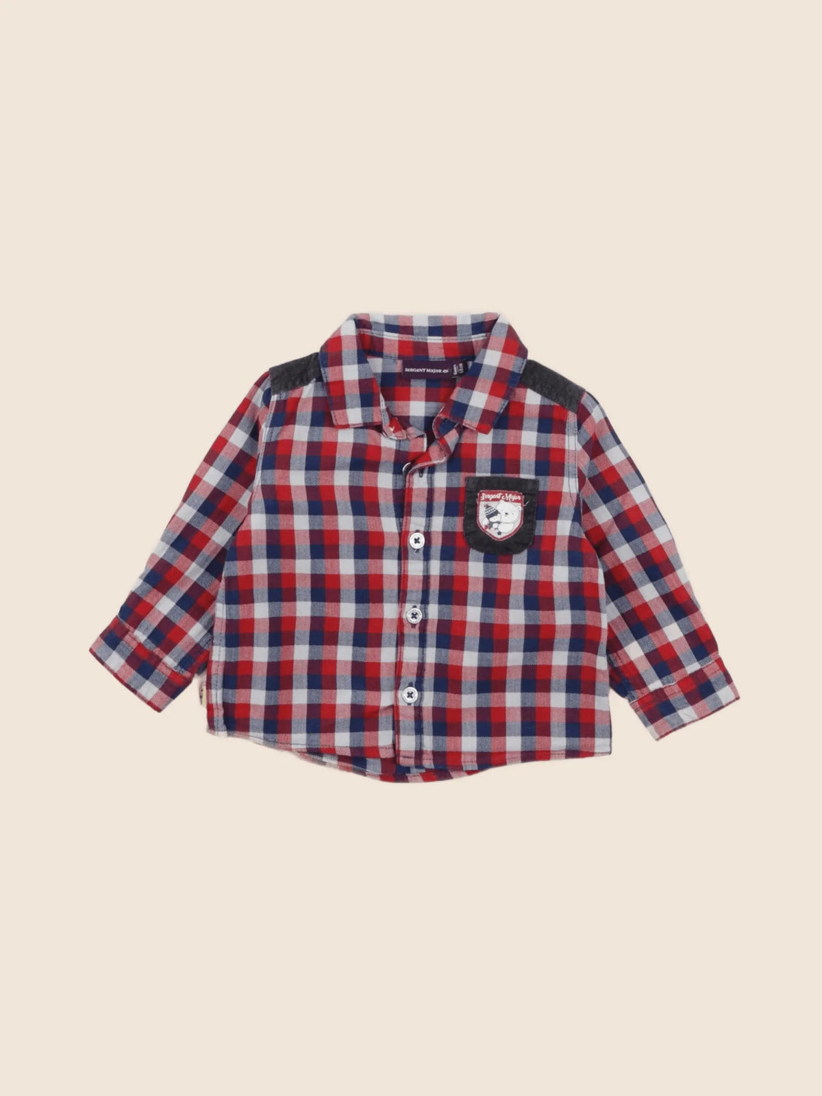 Sergent Major - chemise multicolore - 6 mois