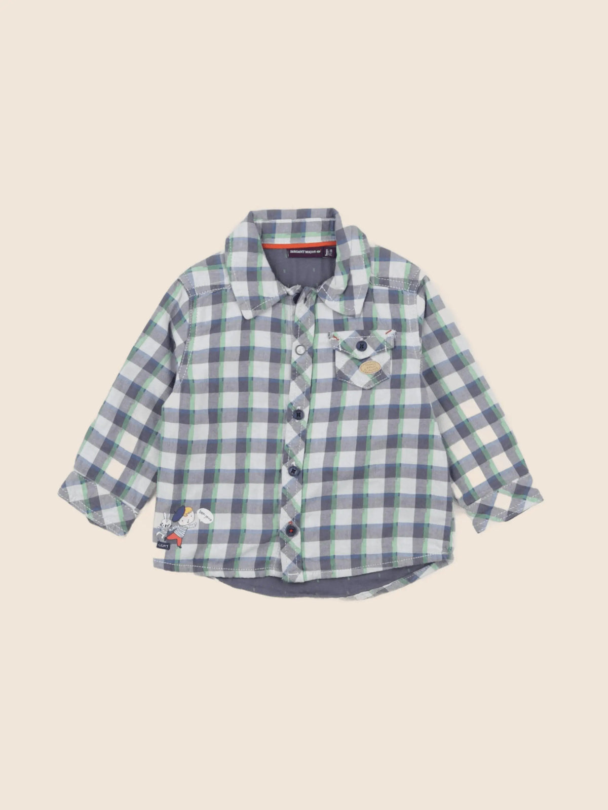 Sergent Major - chemise multicolore - 9 mois