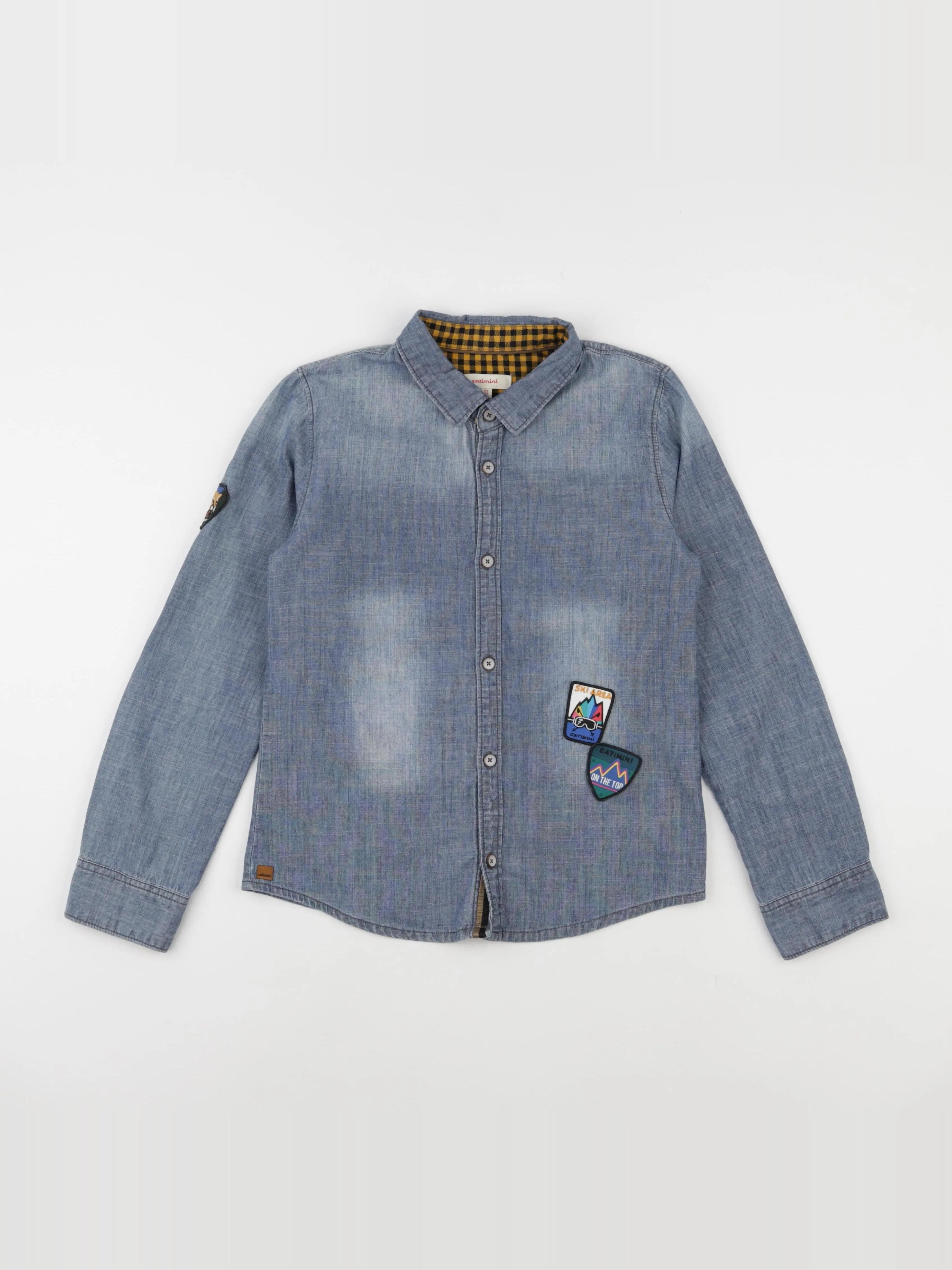 Catimini - chemise bleu - 10 ans