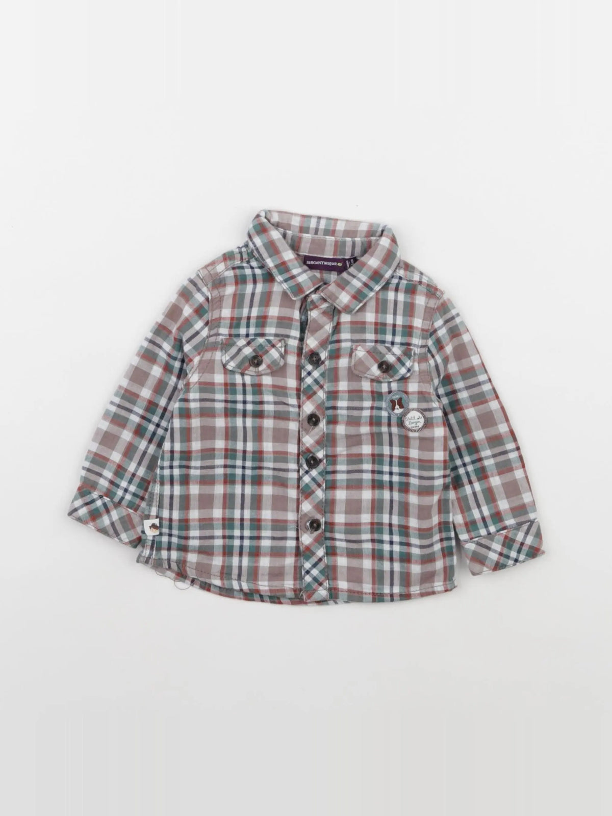 Sergent Major - chemise multicolore - 6 mois
