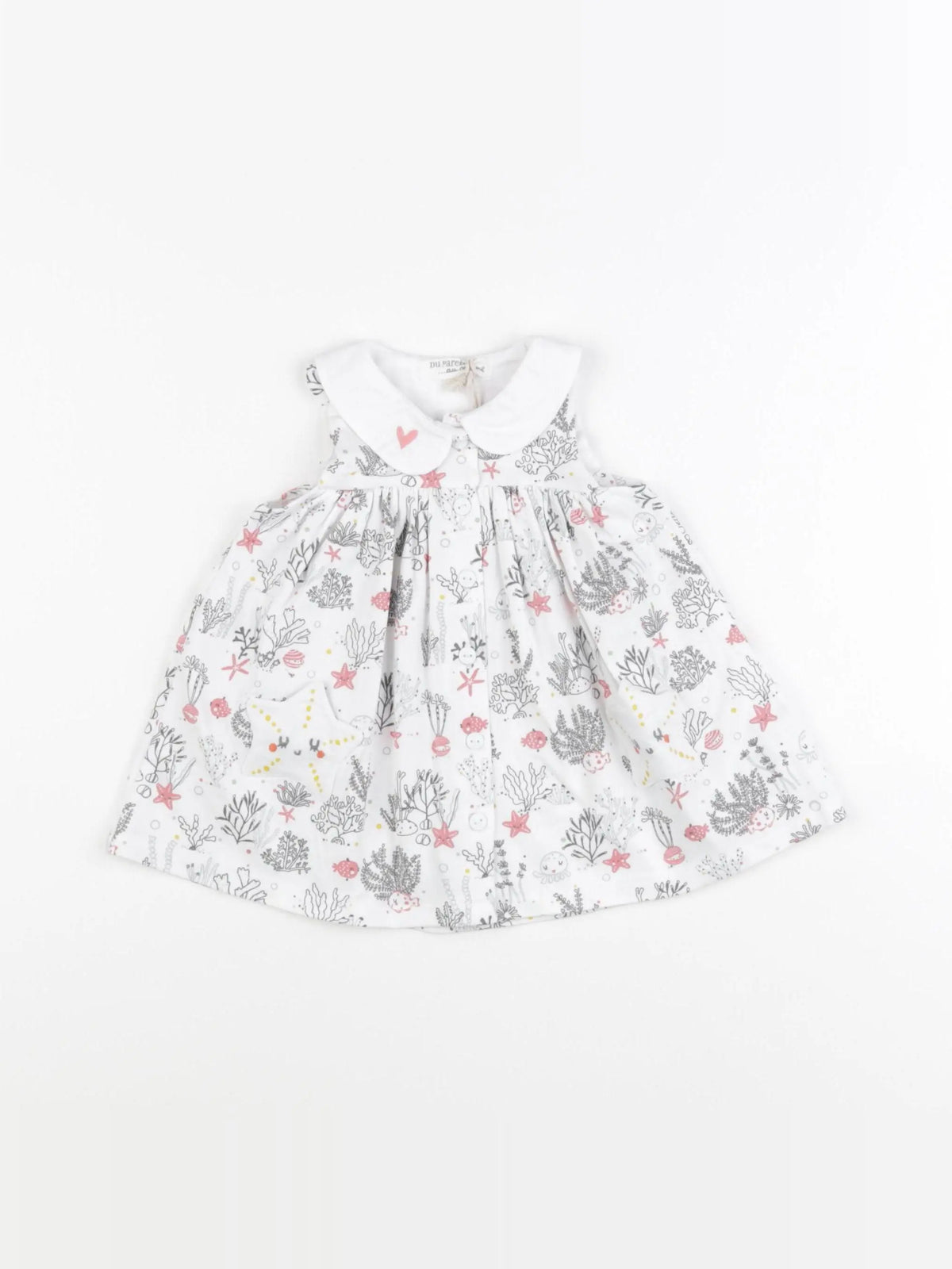 DPAM - robe blanc - 3 mois