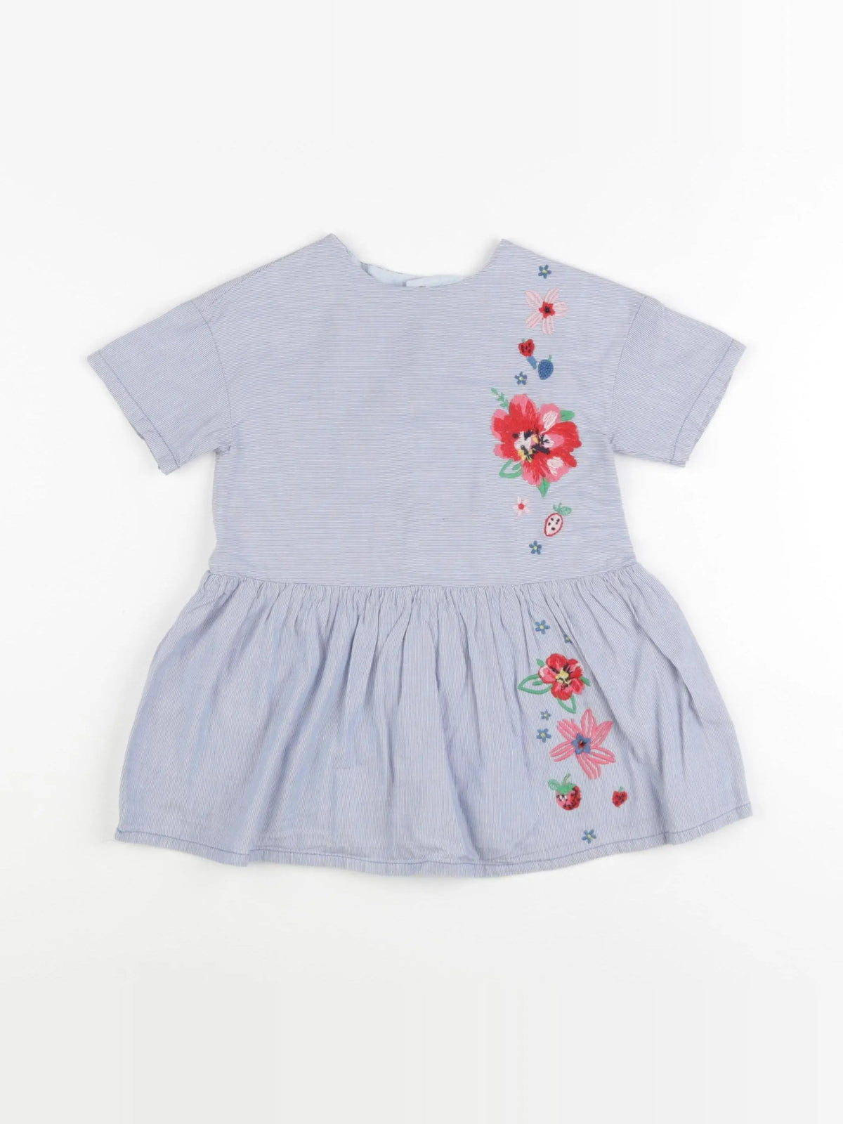 Catimini - robe bleu, blanc - 18 mois