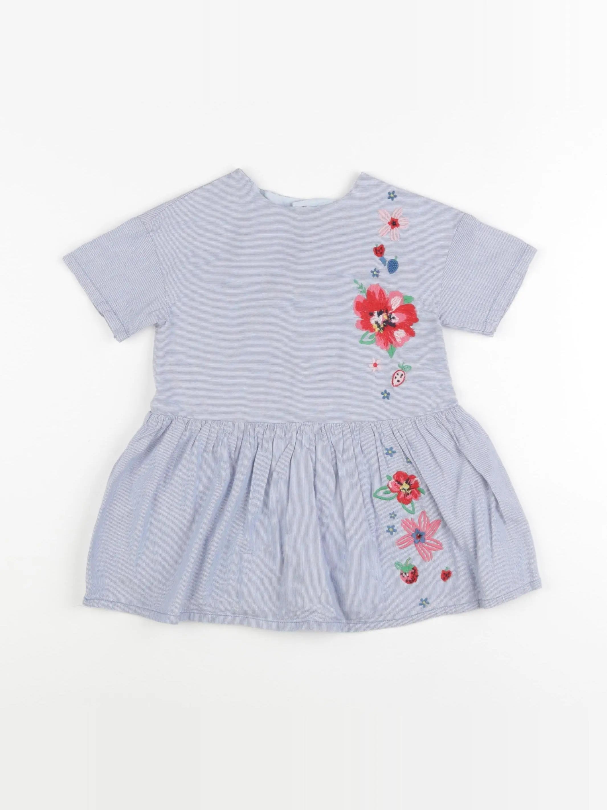 Catimini - robe bleu, blanc - 18 mois