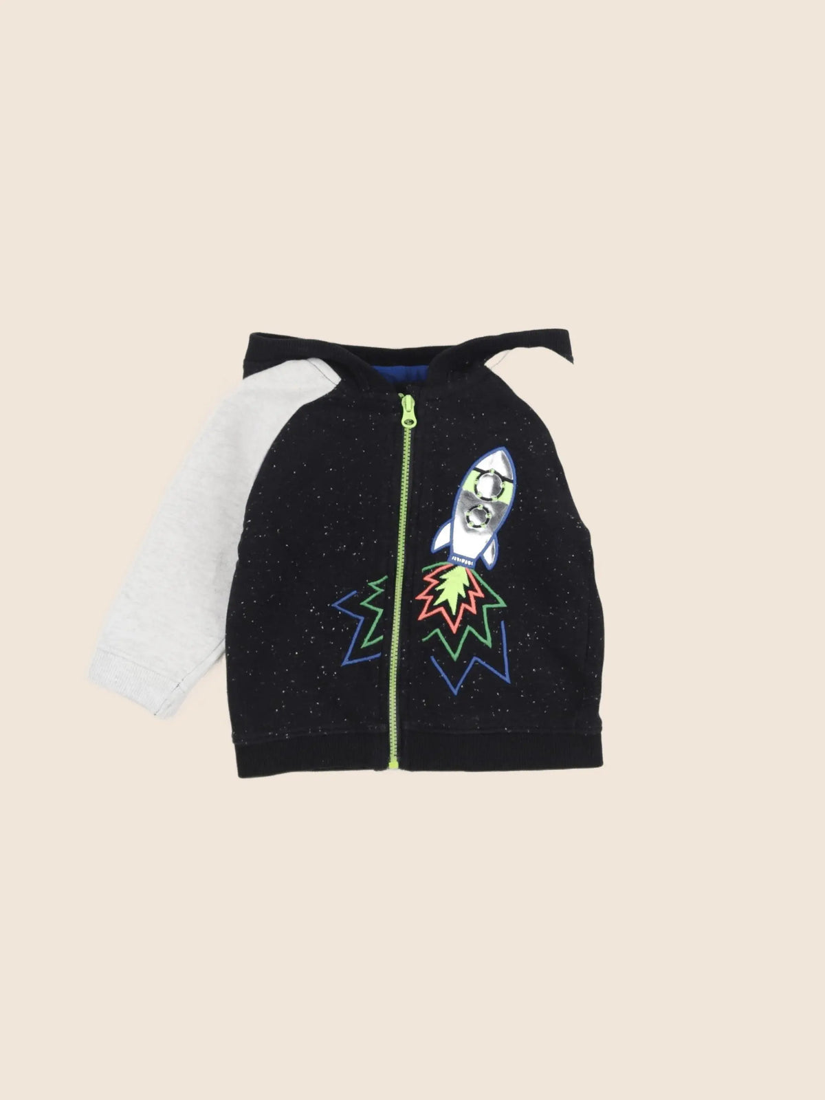 DPAM - sweat gris, noir - 12 mois