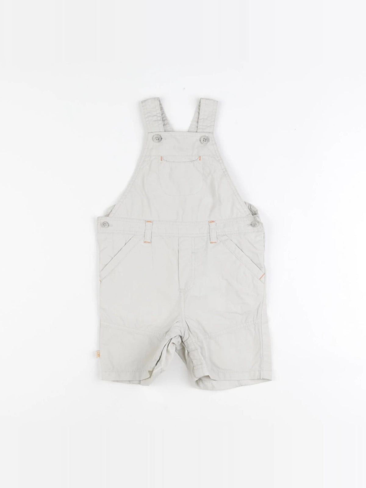 Obaïbi - salopette beige - 6 mois