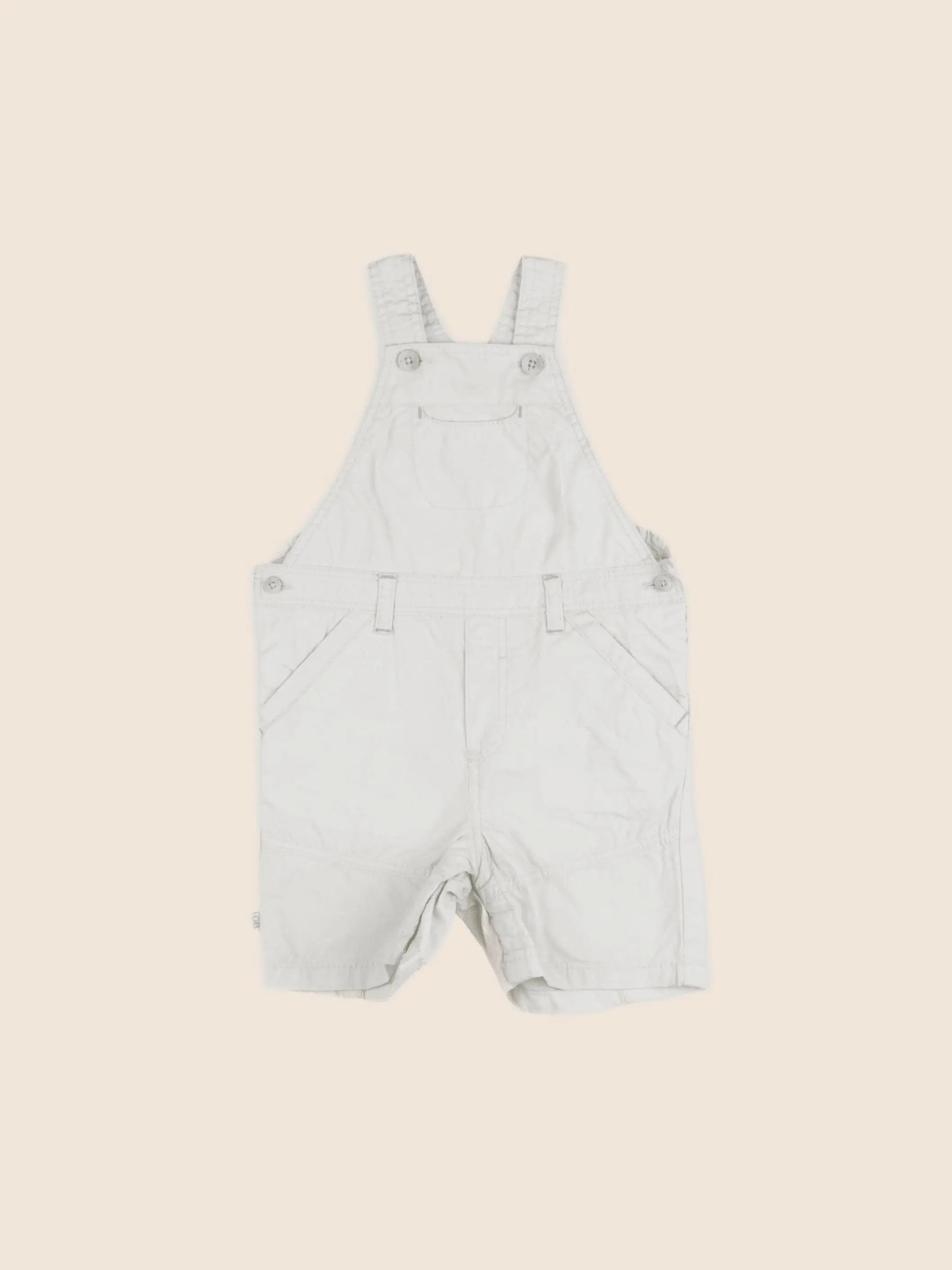 Obaïbi - salopette beige - 6 mois
