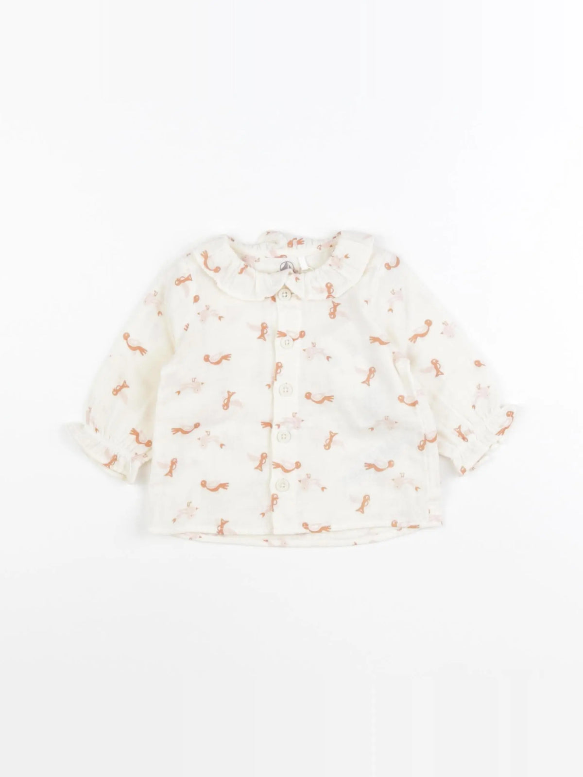 Petit Bateau - blouse beige - 6 mois