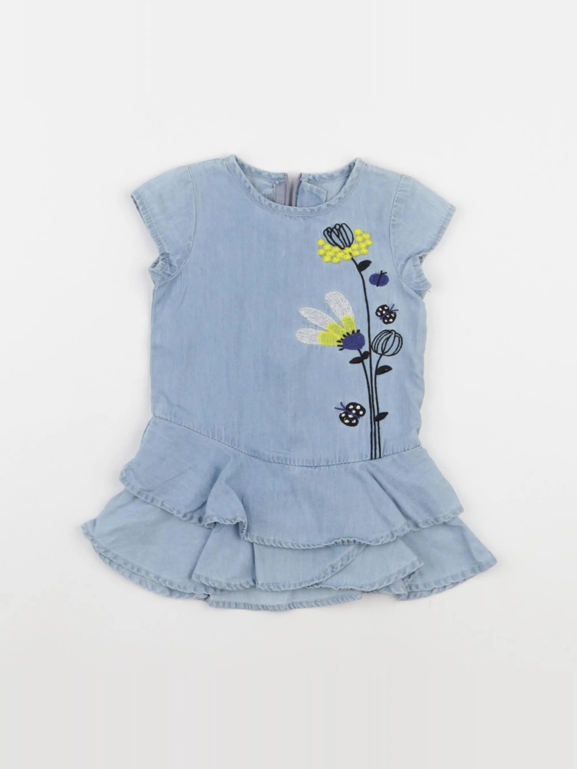 Catimini - robe bleu - 6 mois