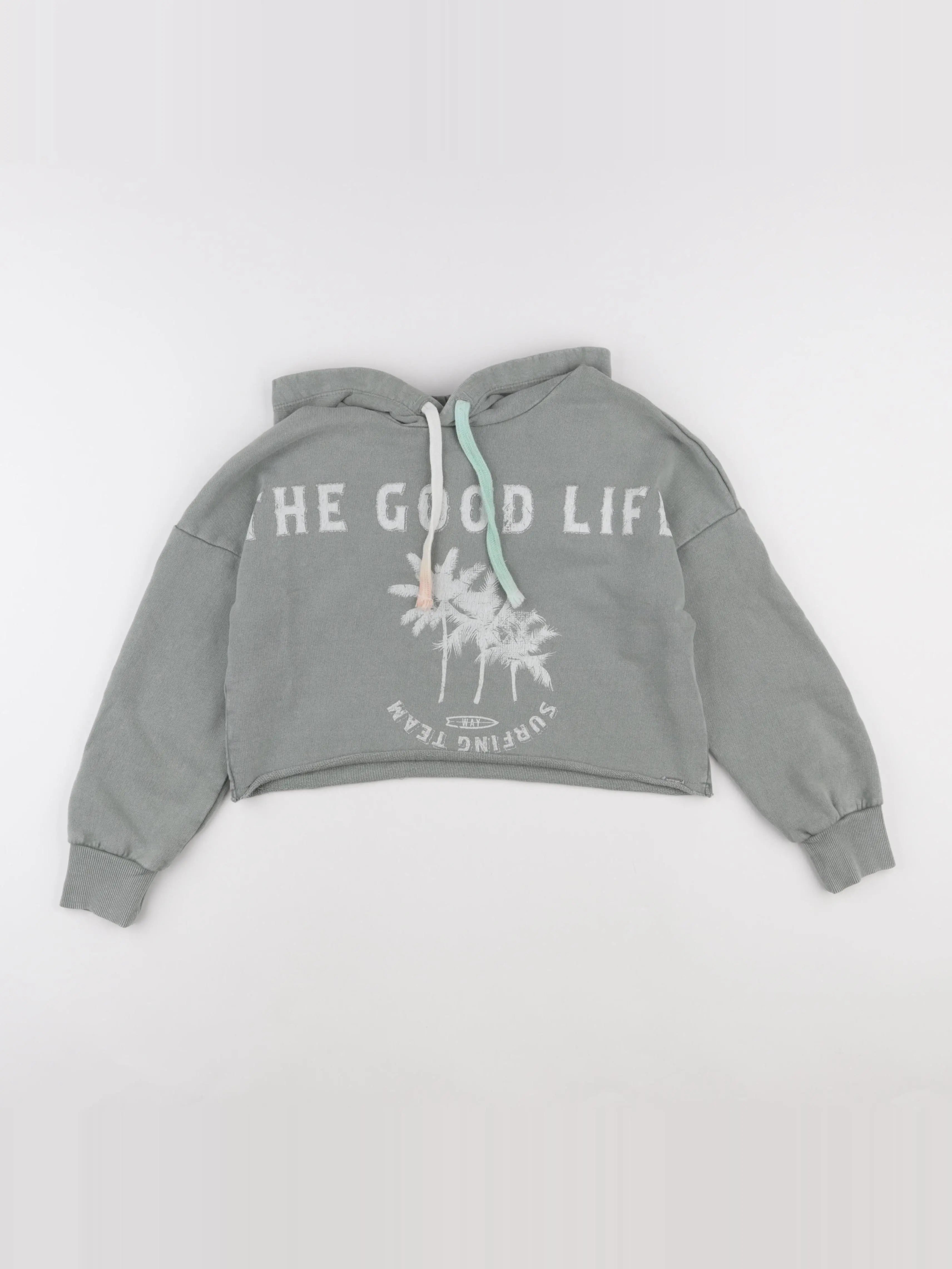 IKKS - sweat vert - 10 ans