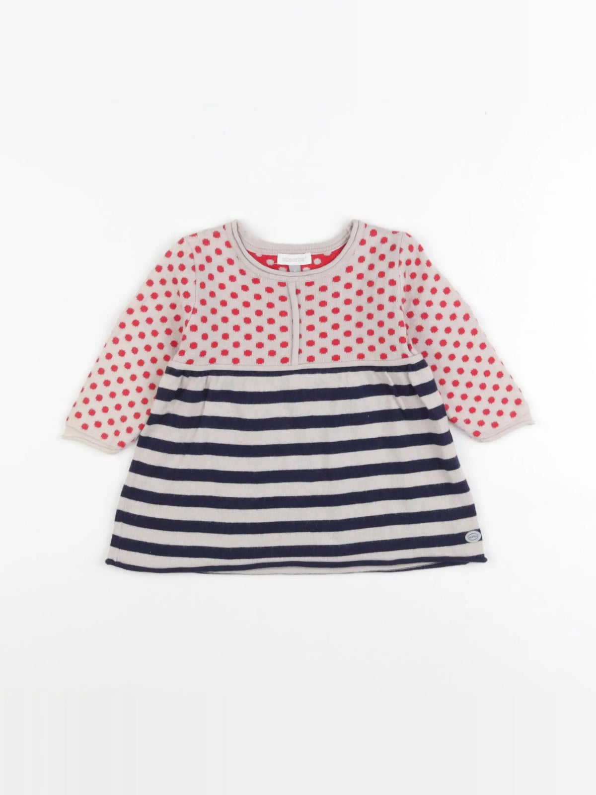 Absorba - robe bleu, rouge - 6 mois