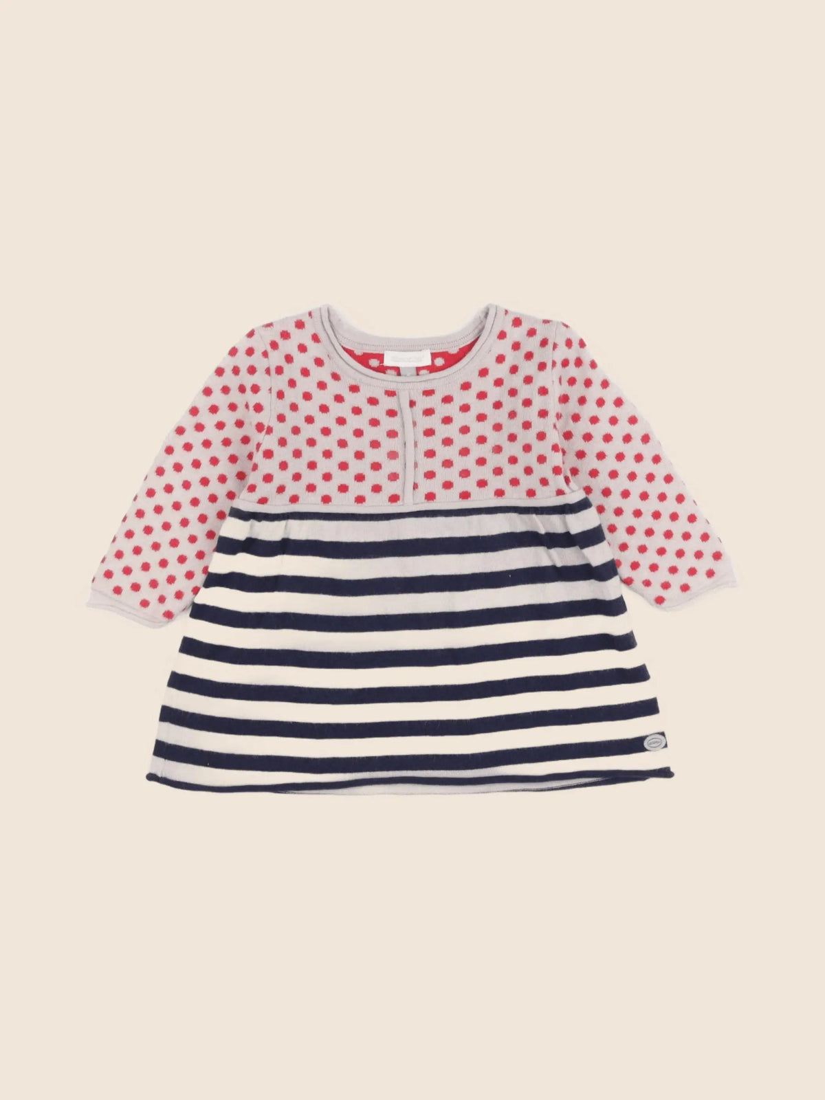 Absorba - robe bleu, rouge - 6 mois