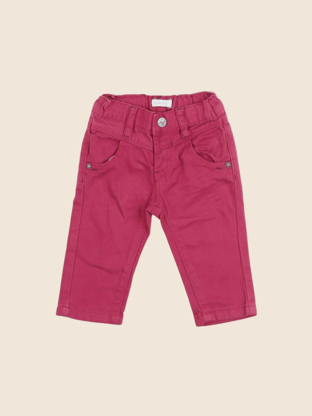 Absorba - jean rouge - 6 mois