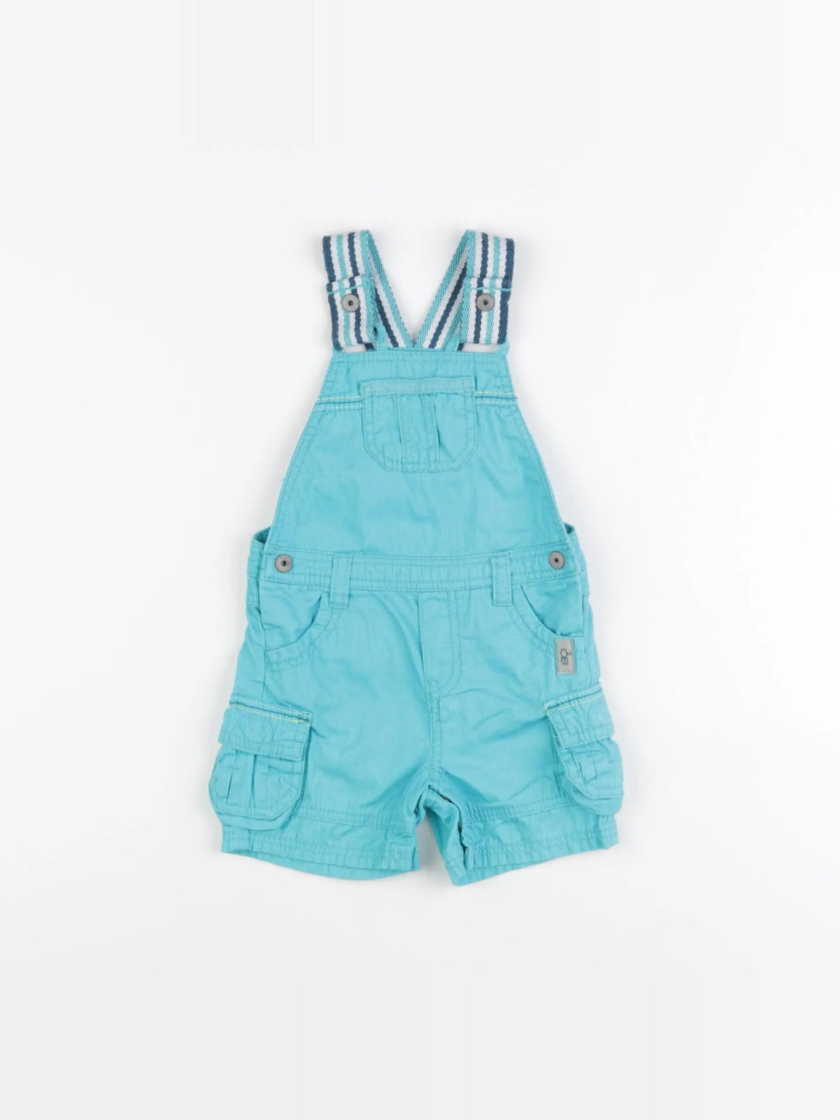 Obaïbi - salopette bleu - 6 mois