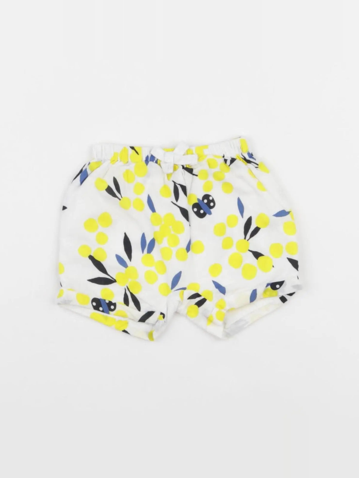 Catimini - short blanc, bleu, jaune - 3 mois