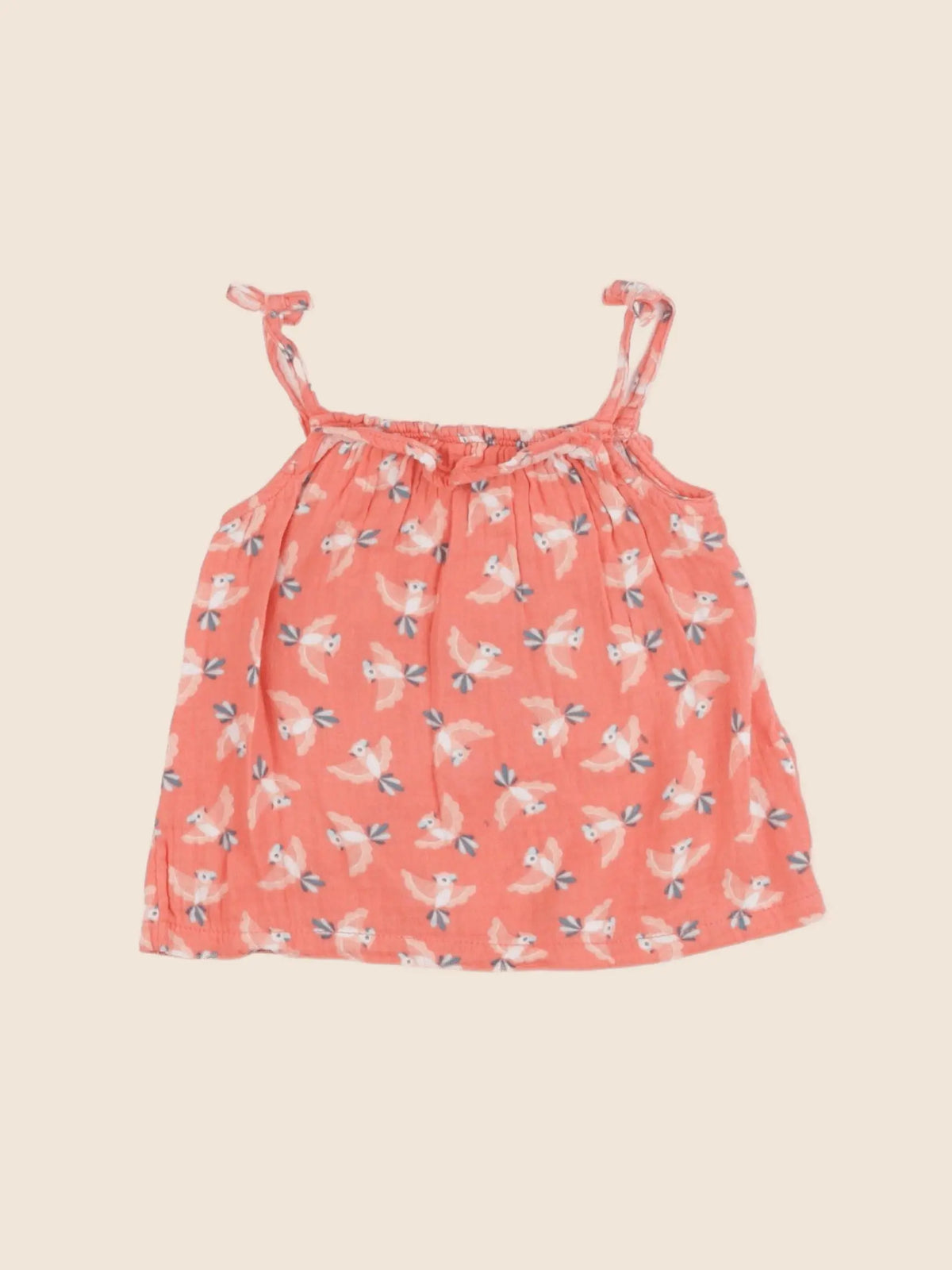 Obaïbi - blouse orange - 24 mois