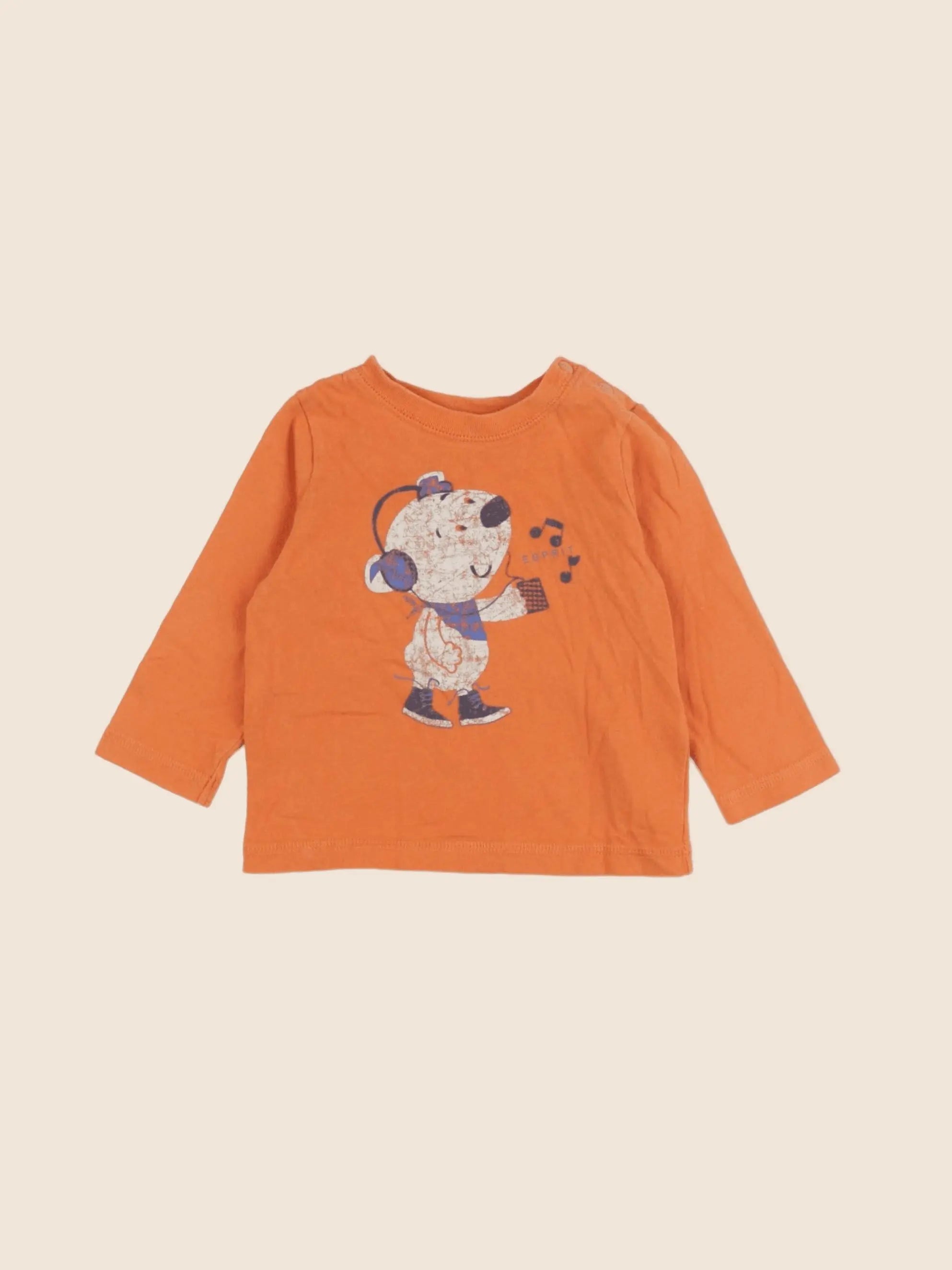 Esprit - tee-shirt orange - 6 mois