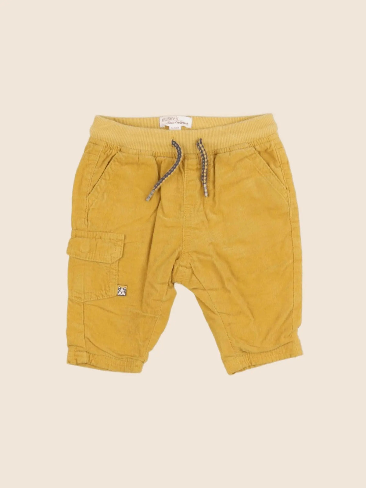 DPAM - pantalon jaune - 3 mois