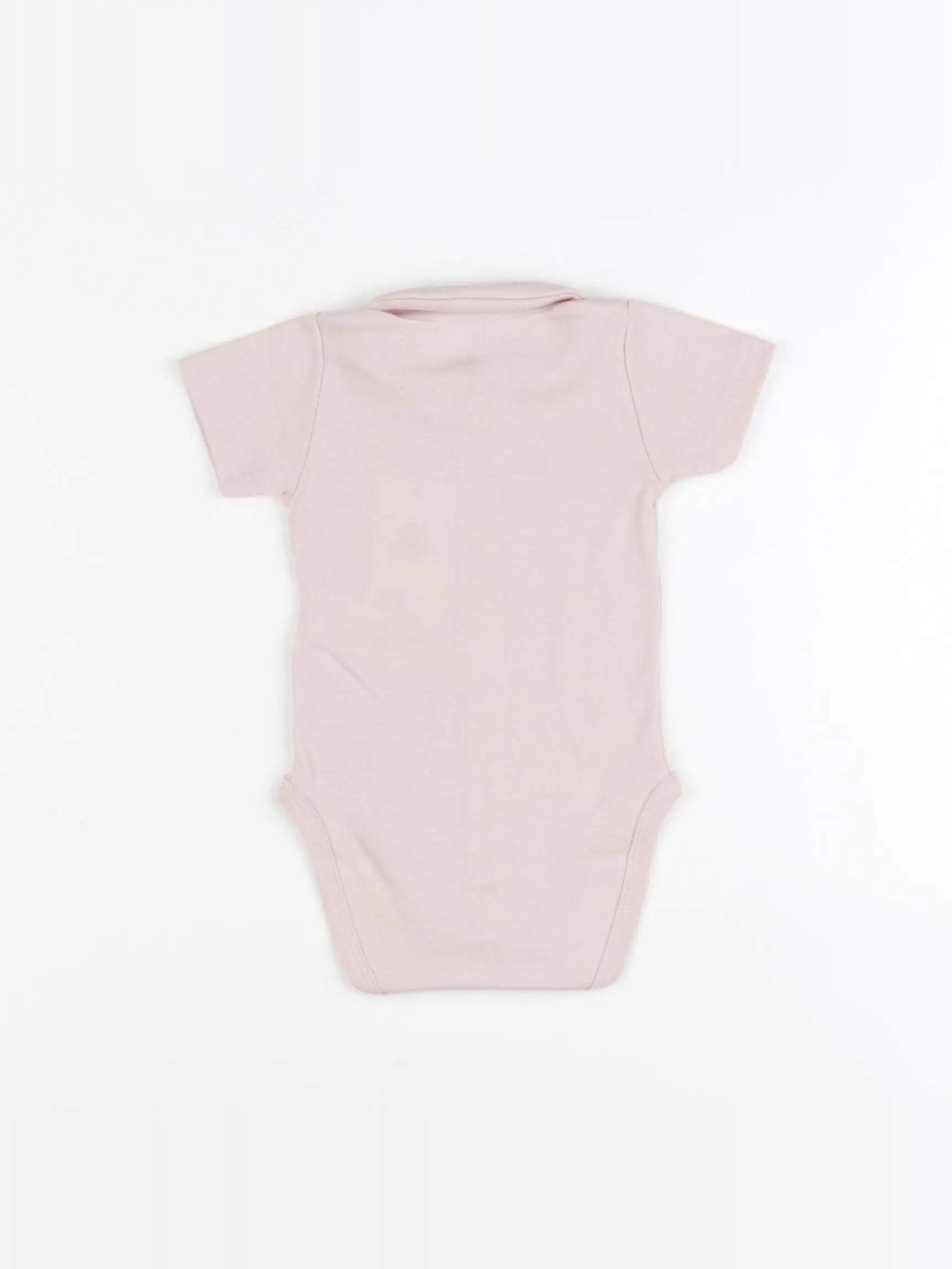 Petit Bateau - body à col rose - 1 mois