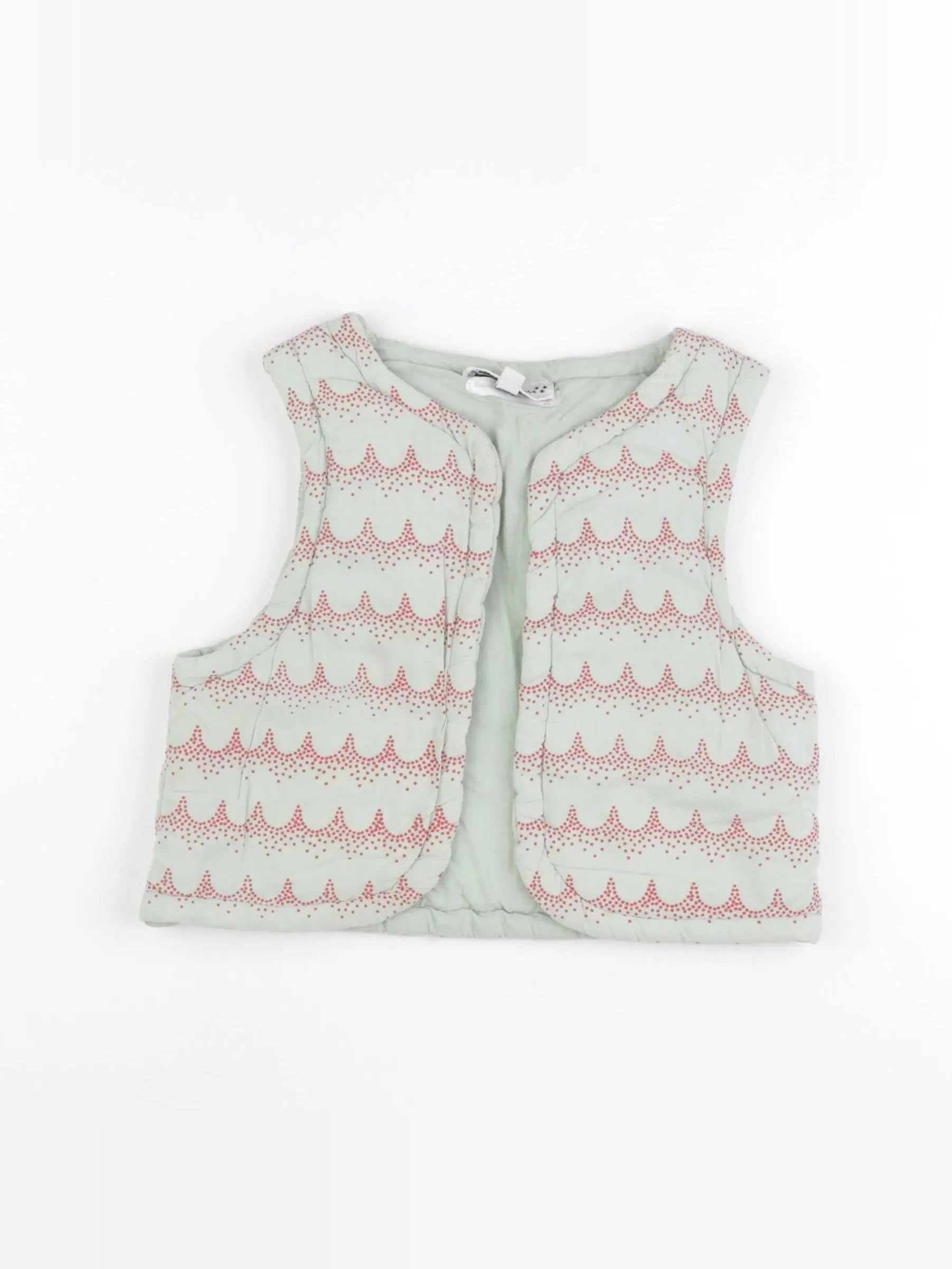 April Showers - gilet vert - 4 ans