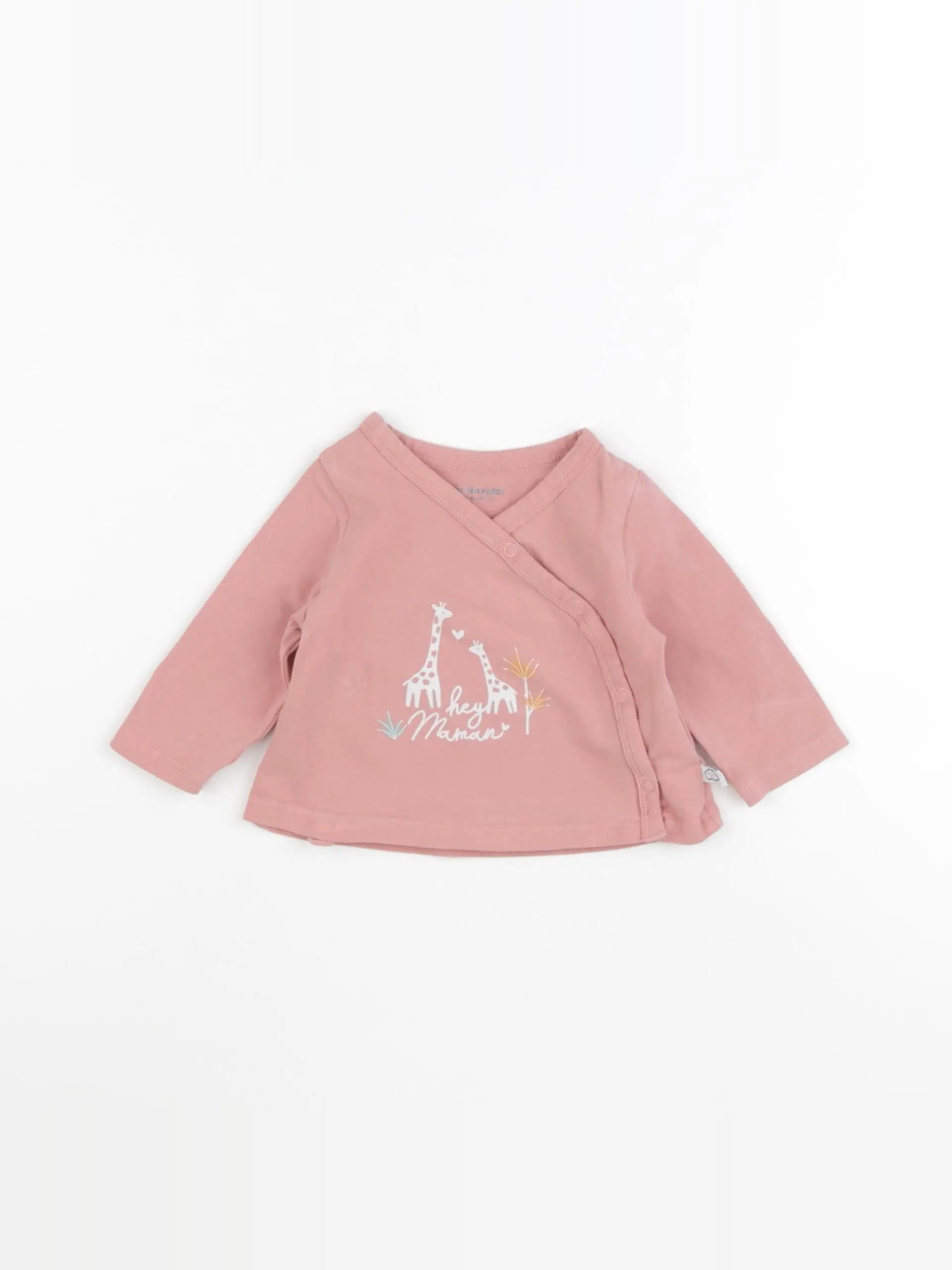 Vertbaudet - tee-shirt rose - 3 mois