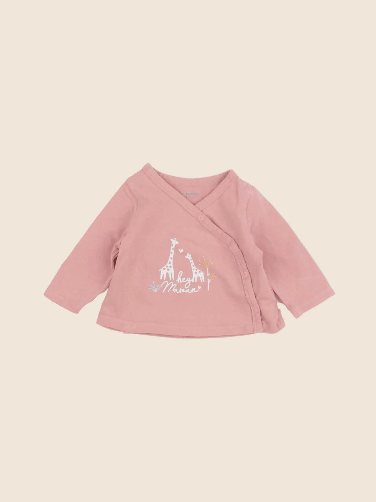 Vertbaudet - tee-shirt rose - 3 mois