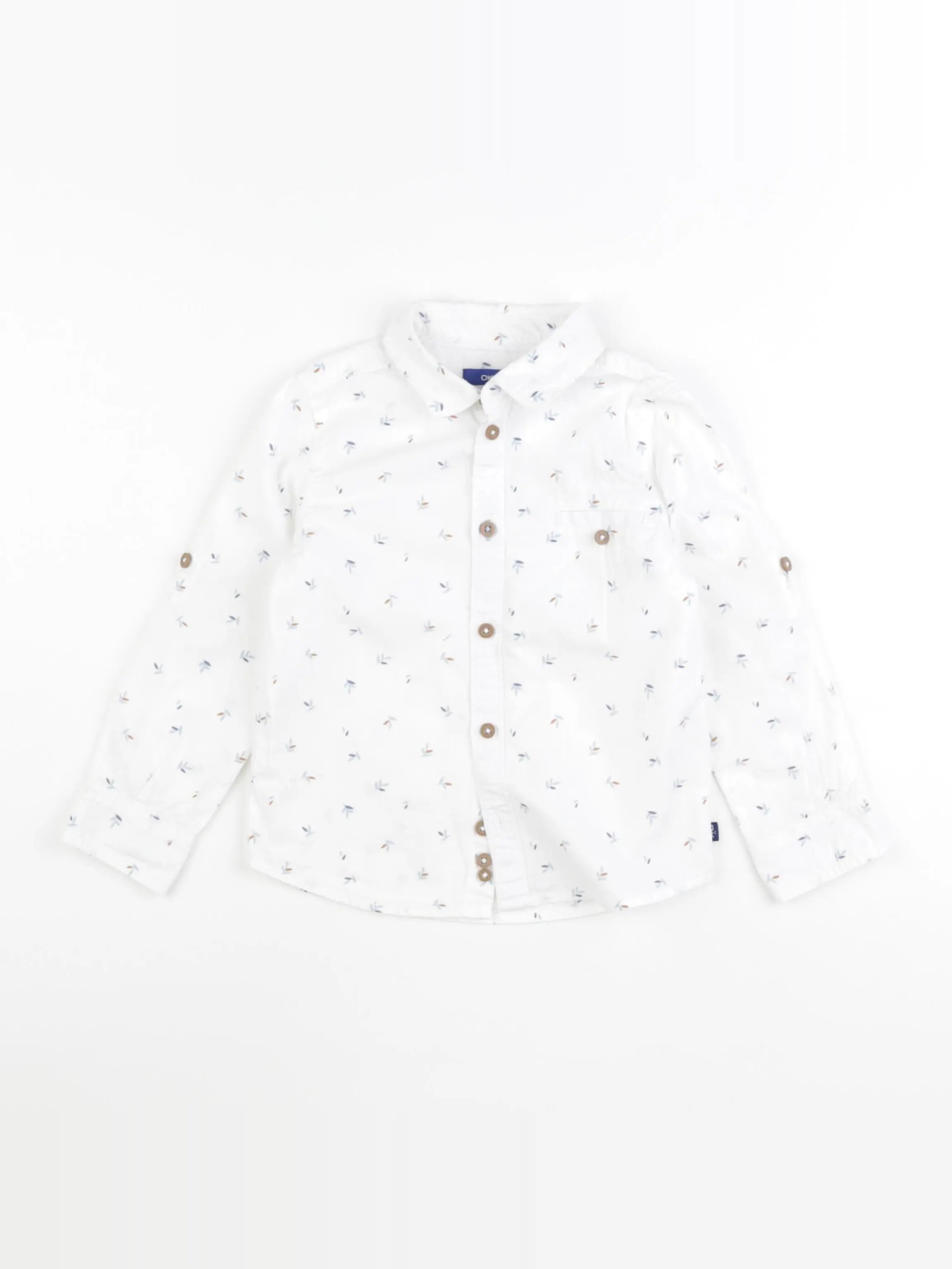 Okaidi - chemise blanc - 3 ans
