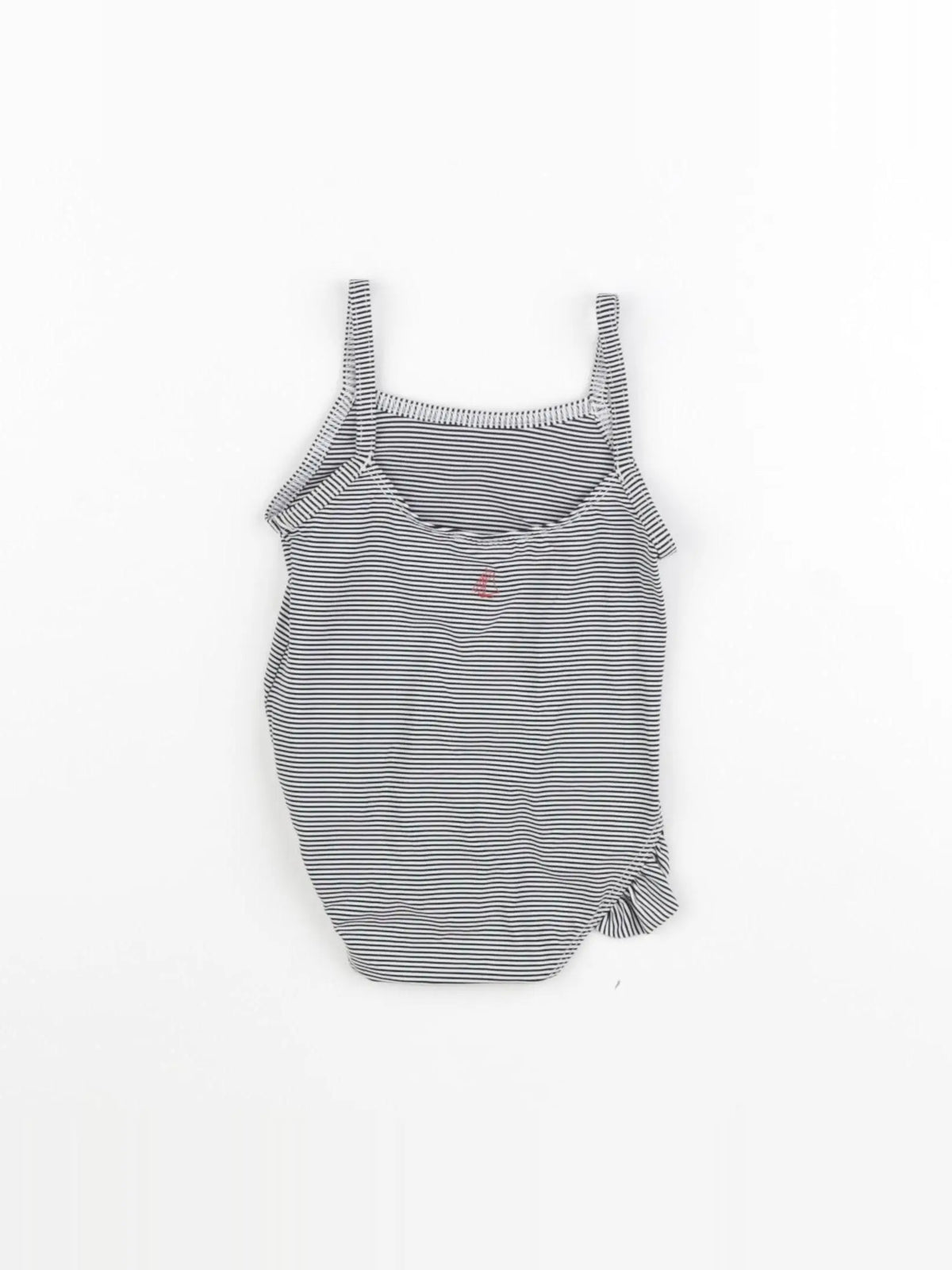 Petit Bateau - maillot de bain blanc, bleu - 6 mois