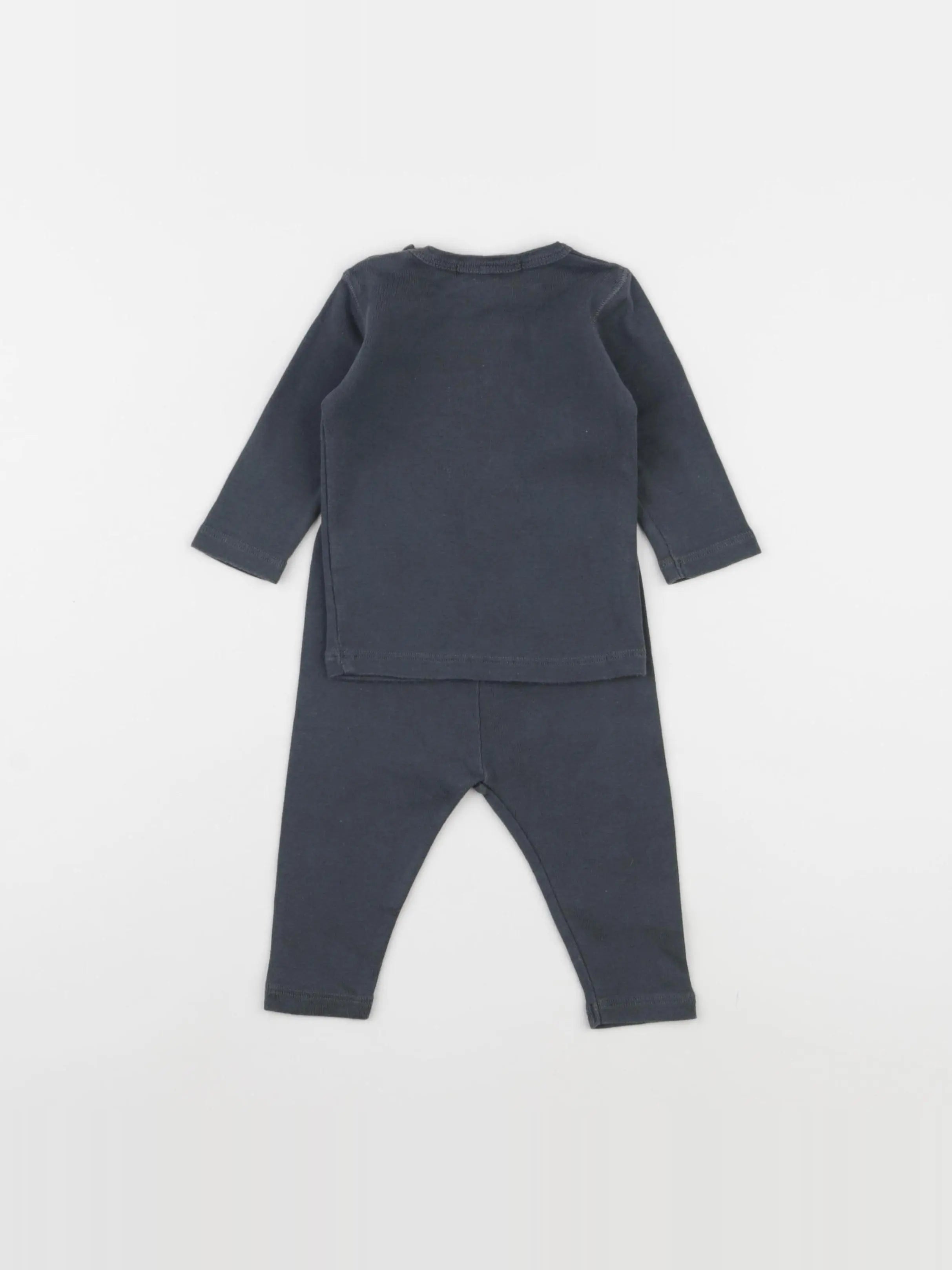 Bonpoint - ensemble gris - 3 mois