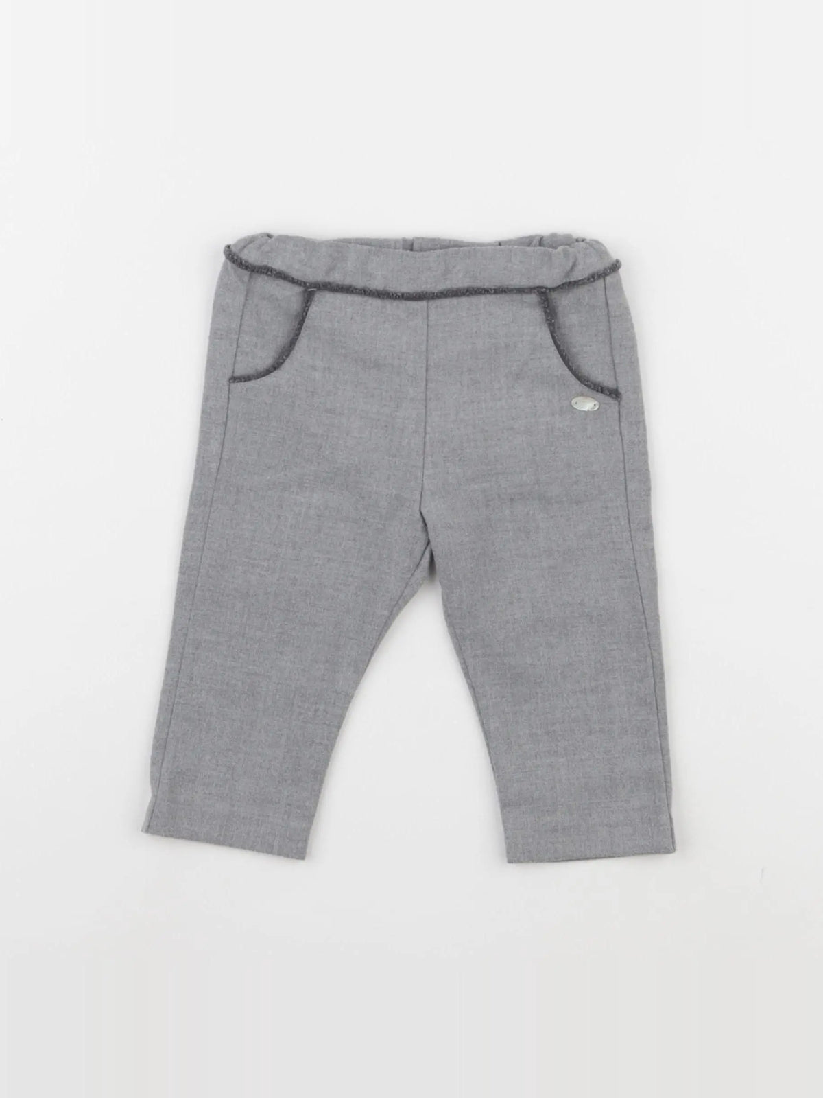 Tartine & Chocolat - pantalon gris - 6 mois