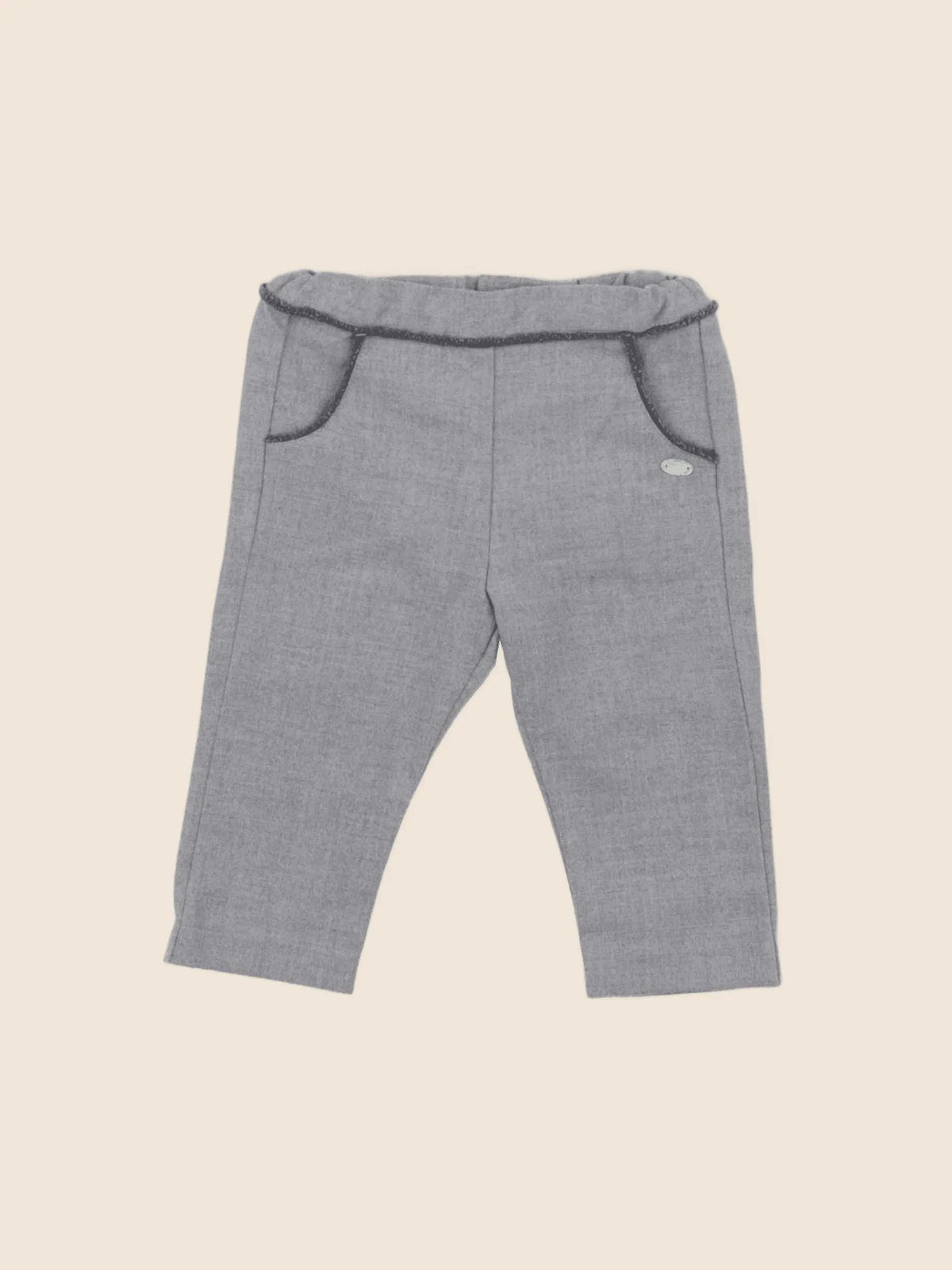 Tartine & Chocolat - pantalon gris - 6 mois