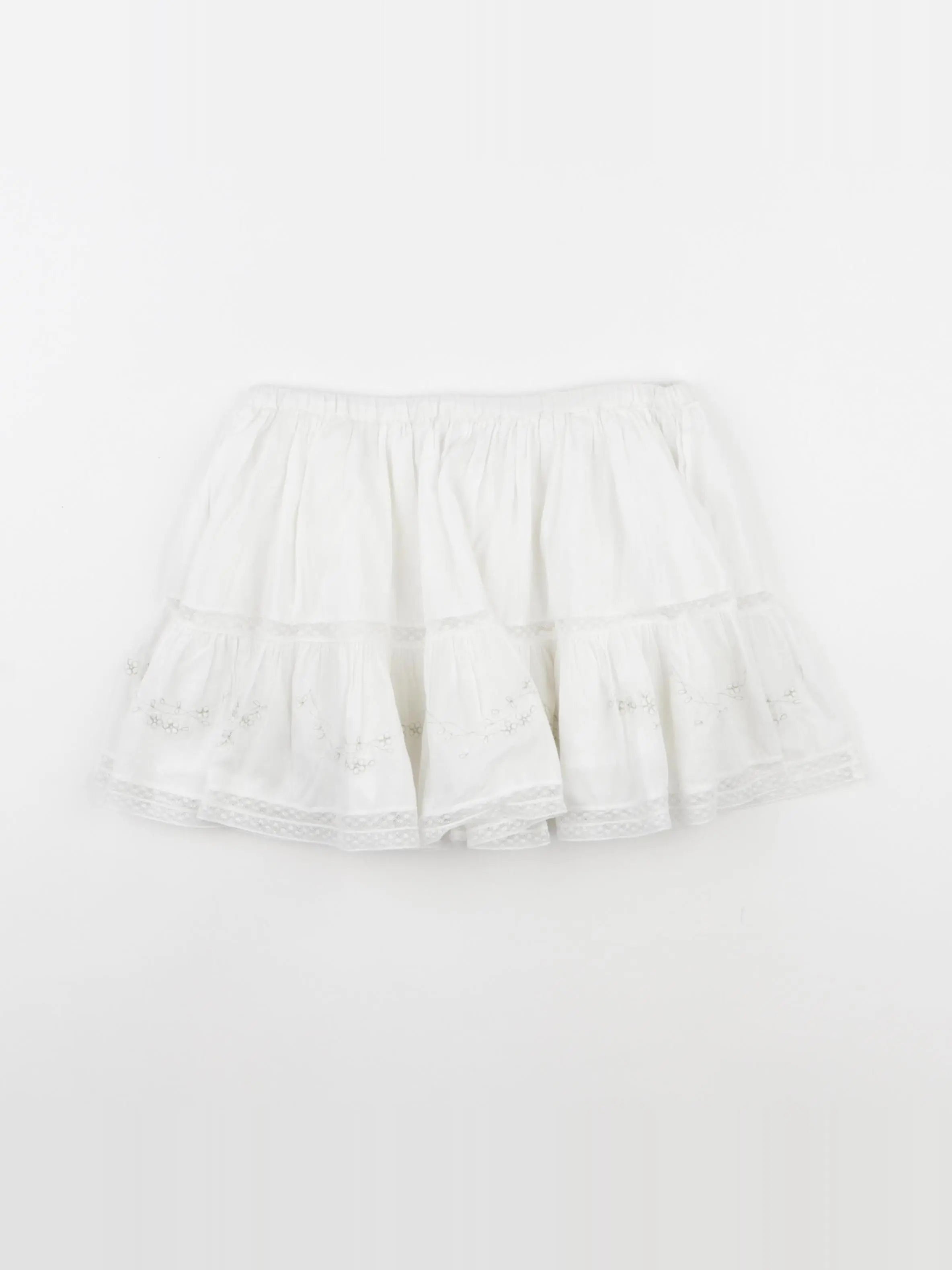 Bonpoint - jupe blanc - 6 ans