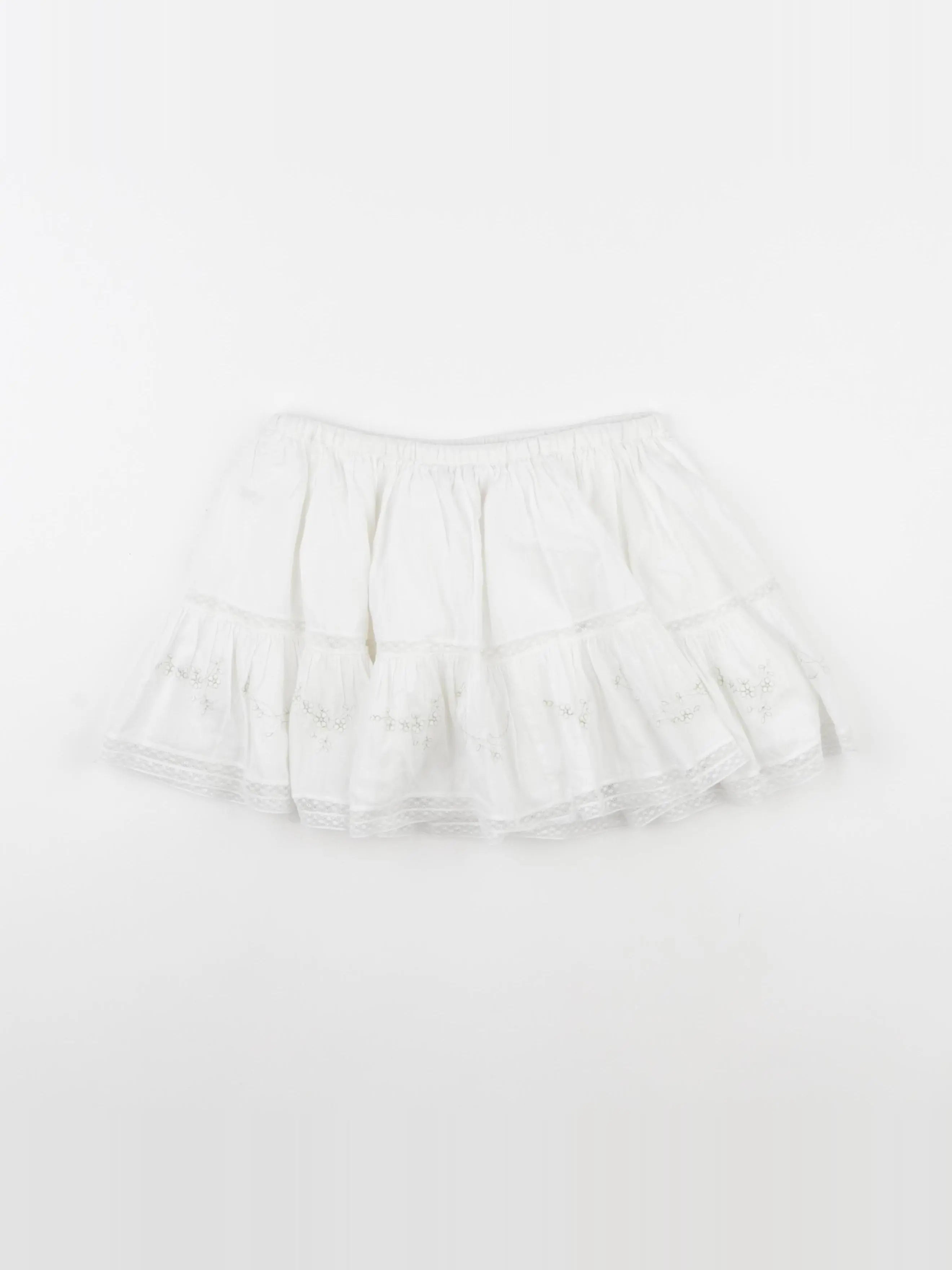Bonpoint - jupe blanc - 6 ans