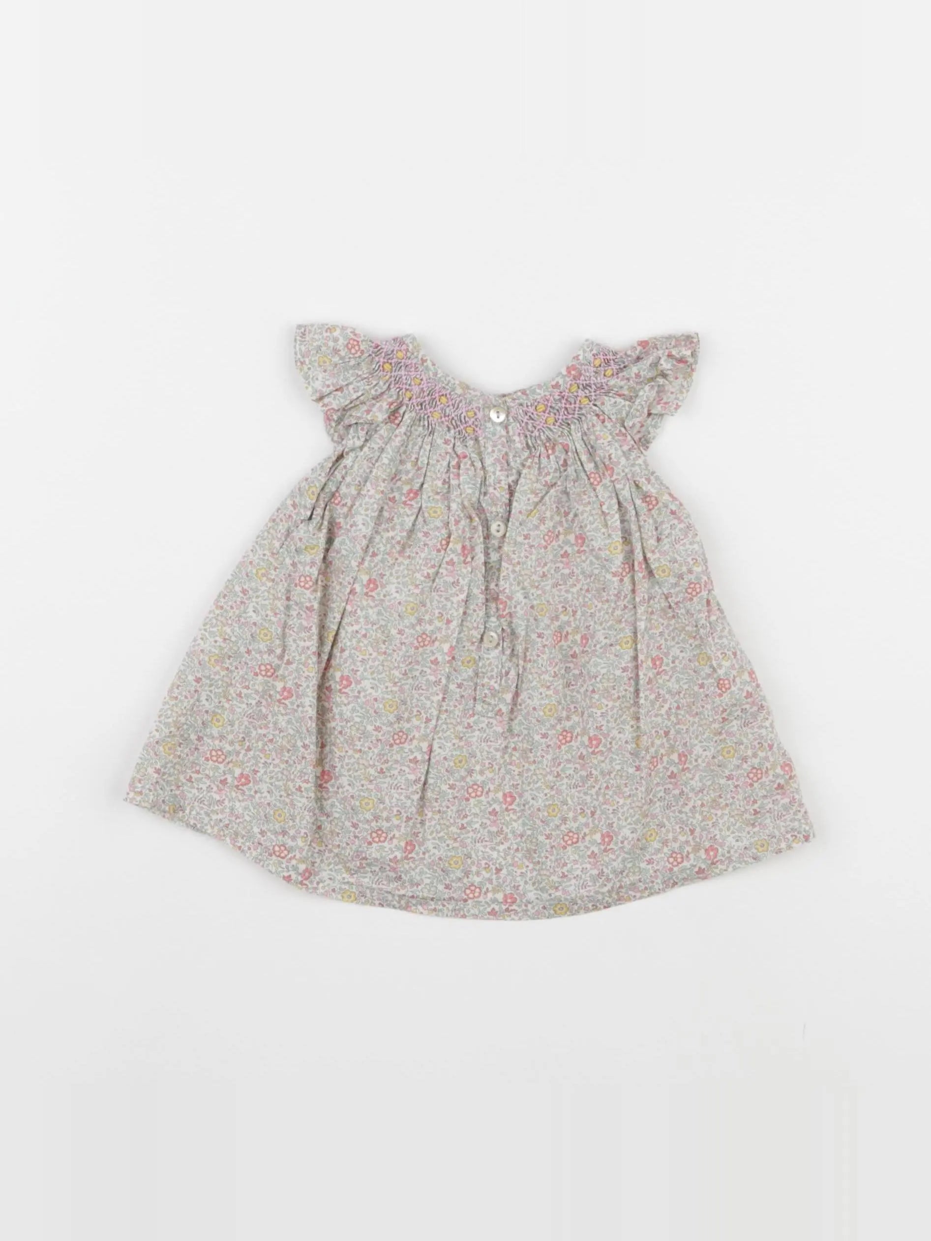 Acanthe - blouse multicolore - 6 mois