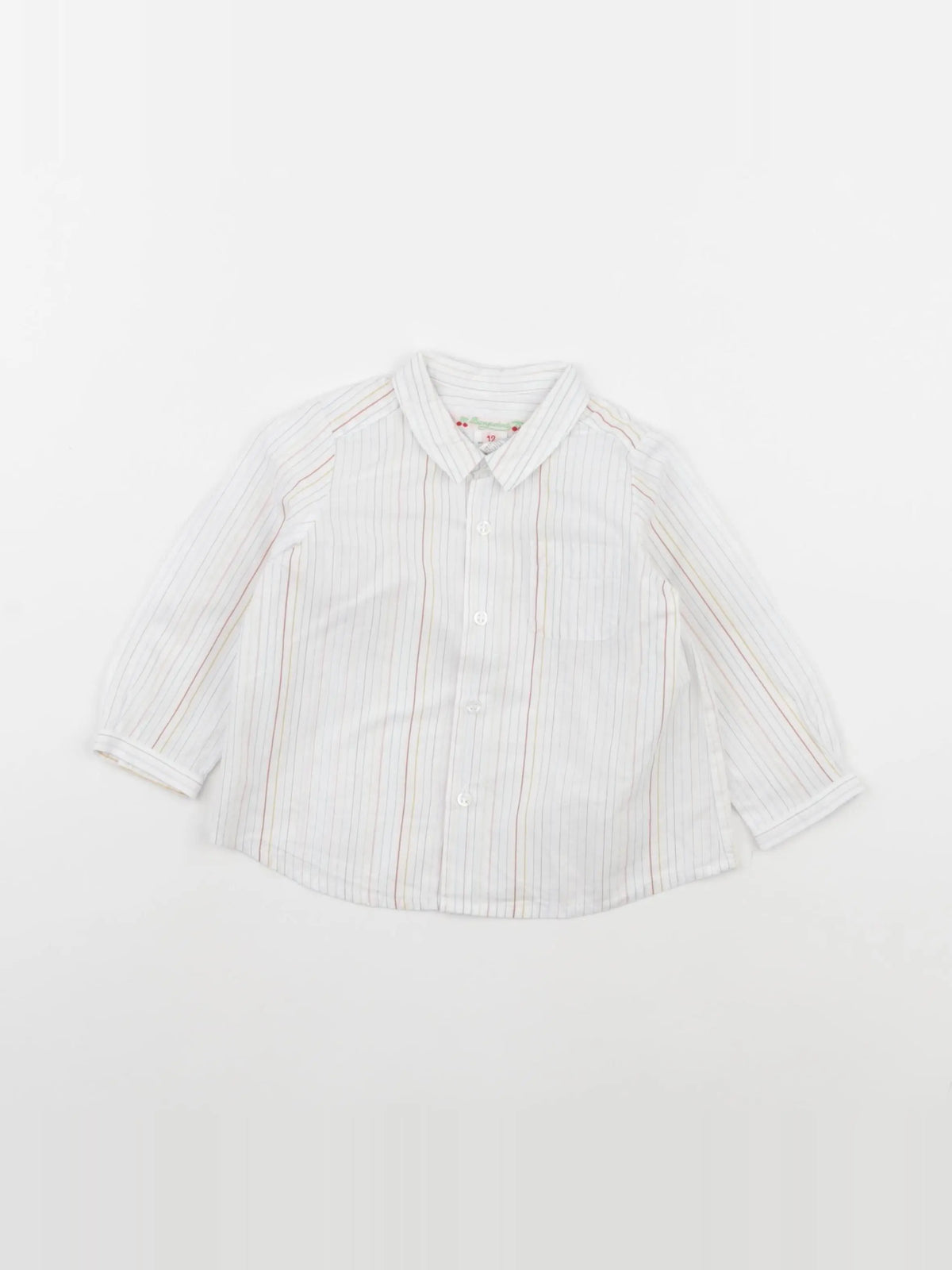 Bonpoint - chemise blanc, multicolore - 12 mois