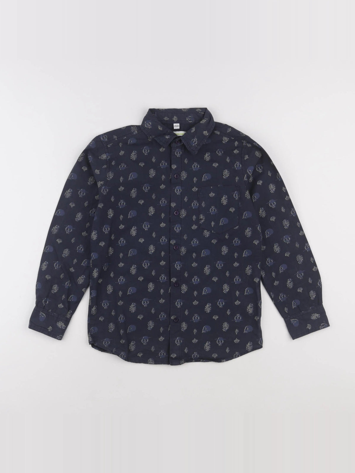 Vertbaudet - chemise bleu - 10 ans