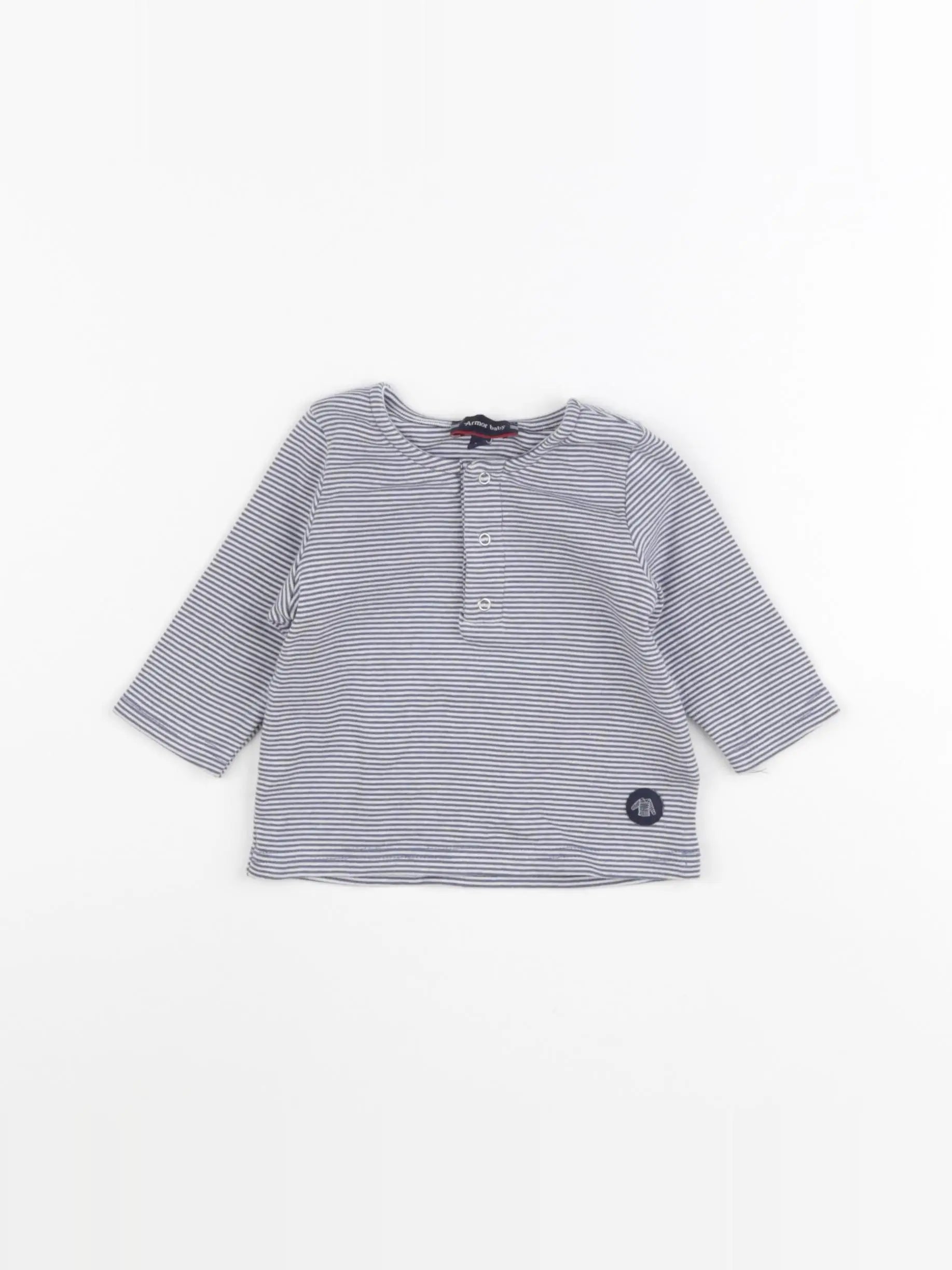 Armor Lux - tee-shirt bleu - 3 mois