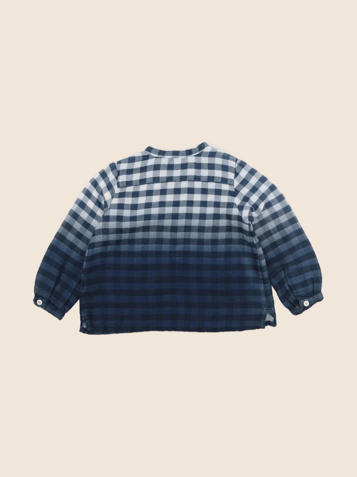 Bonpoint - blouse bleu - 12 mois