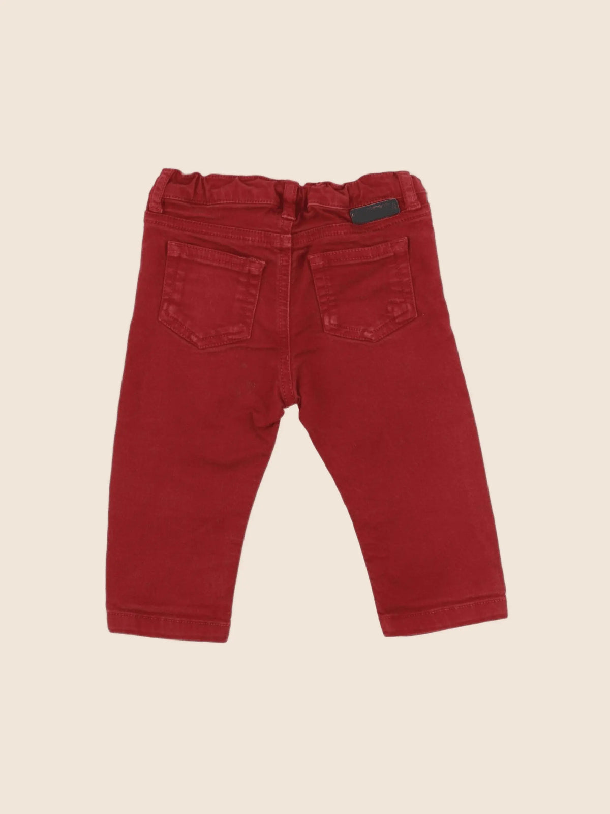 Bonpoint - jean rouge - 12 mois