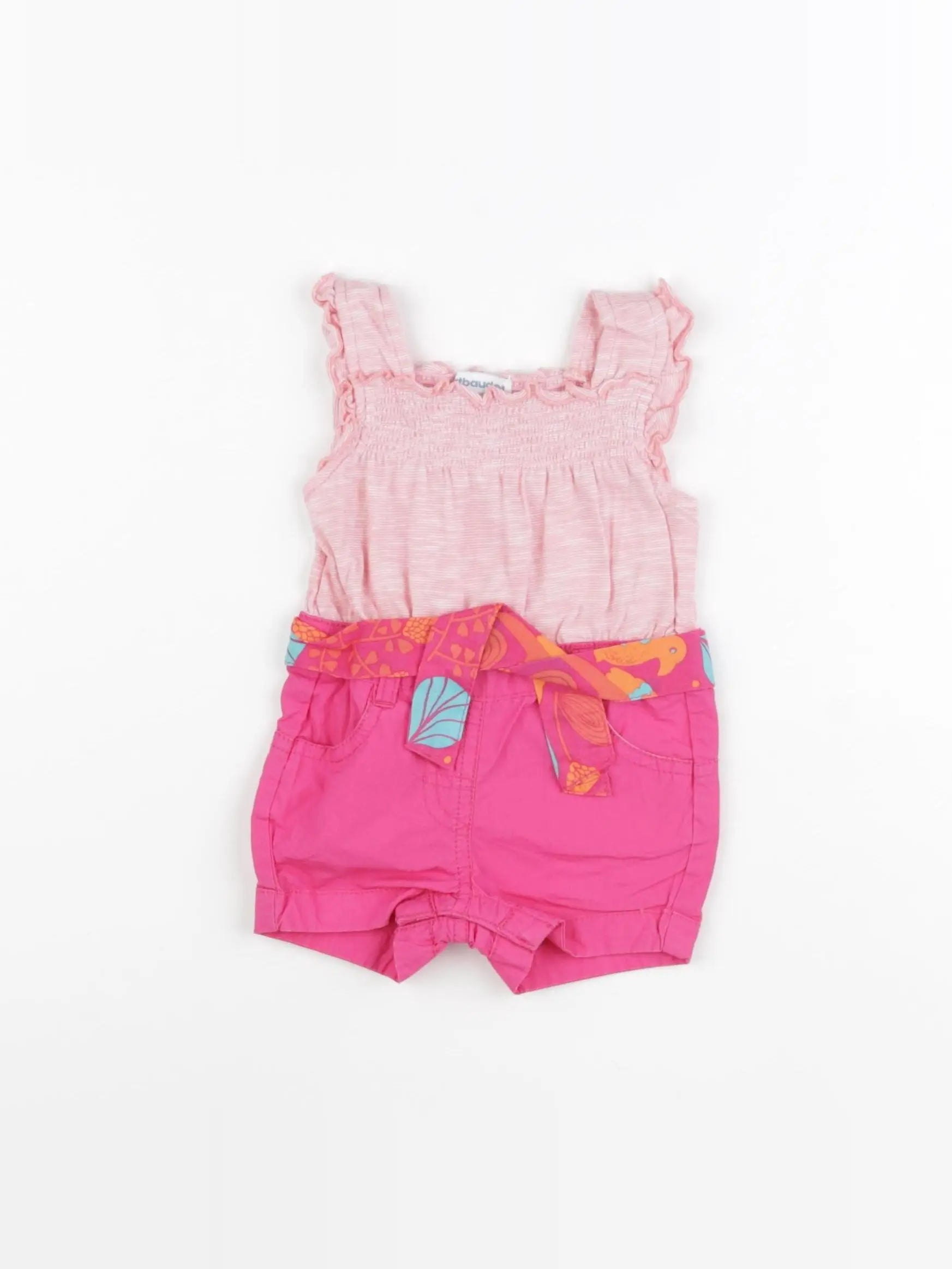 Vertbaudet - ensemble rose - 3 mois