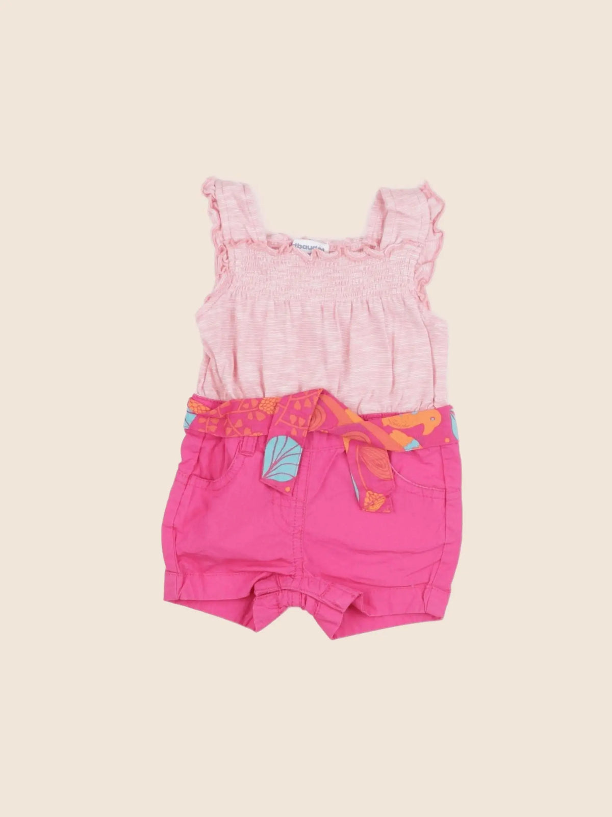 Vertbaudet - ensemble rose - 3 mois