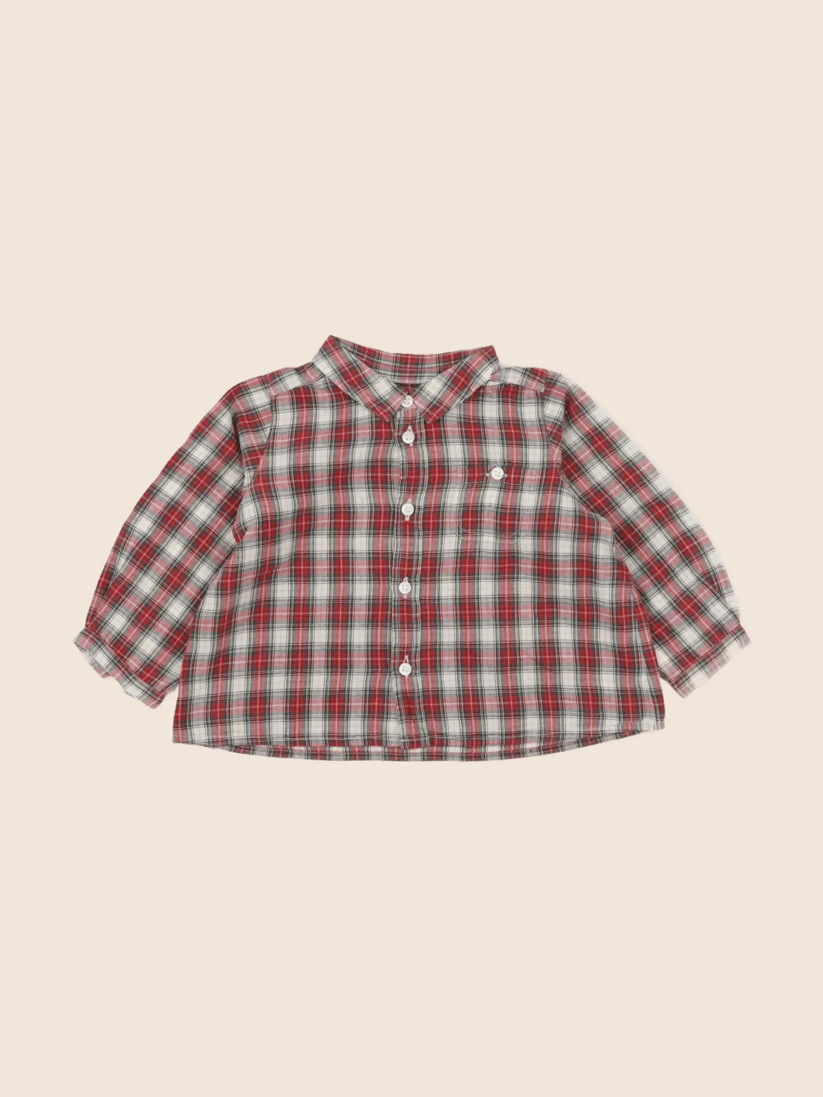 Bonpoint - chemise multicolore - 12 mois